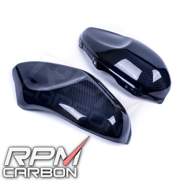 Yamaha XSR900 Side Tank Covers Blue Carbon