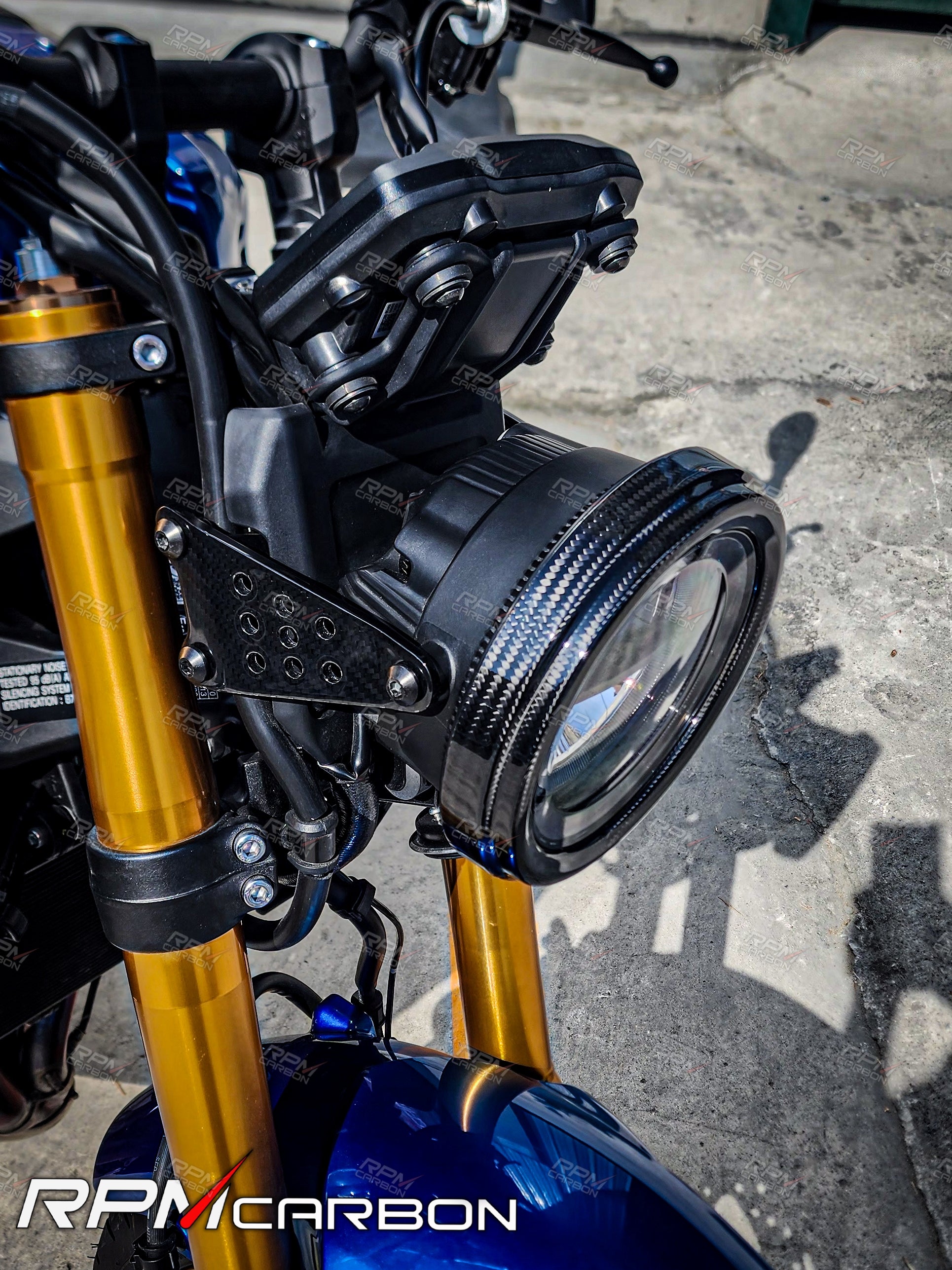 Yamaha XSR900 2022+Carbon Fiber Headlight Cover