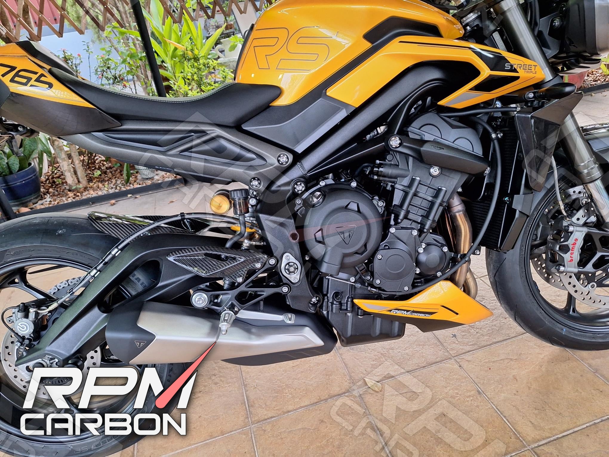 Triumph Street Triple 765 Carbon Fiber Heel Guards