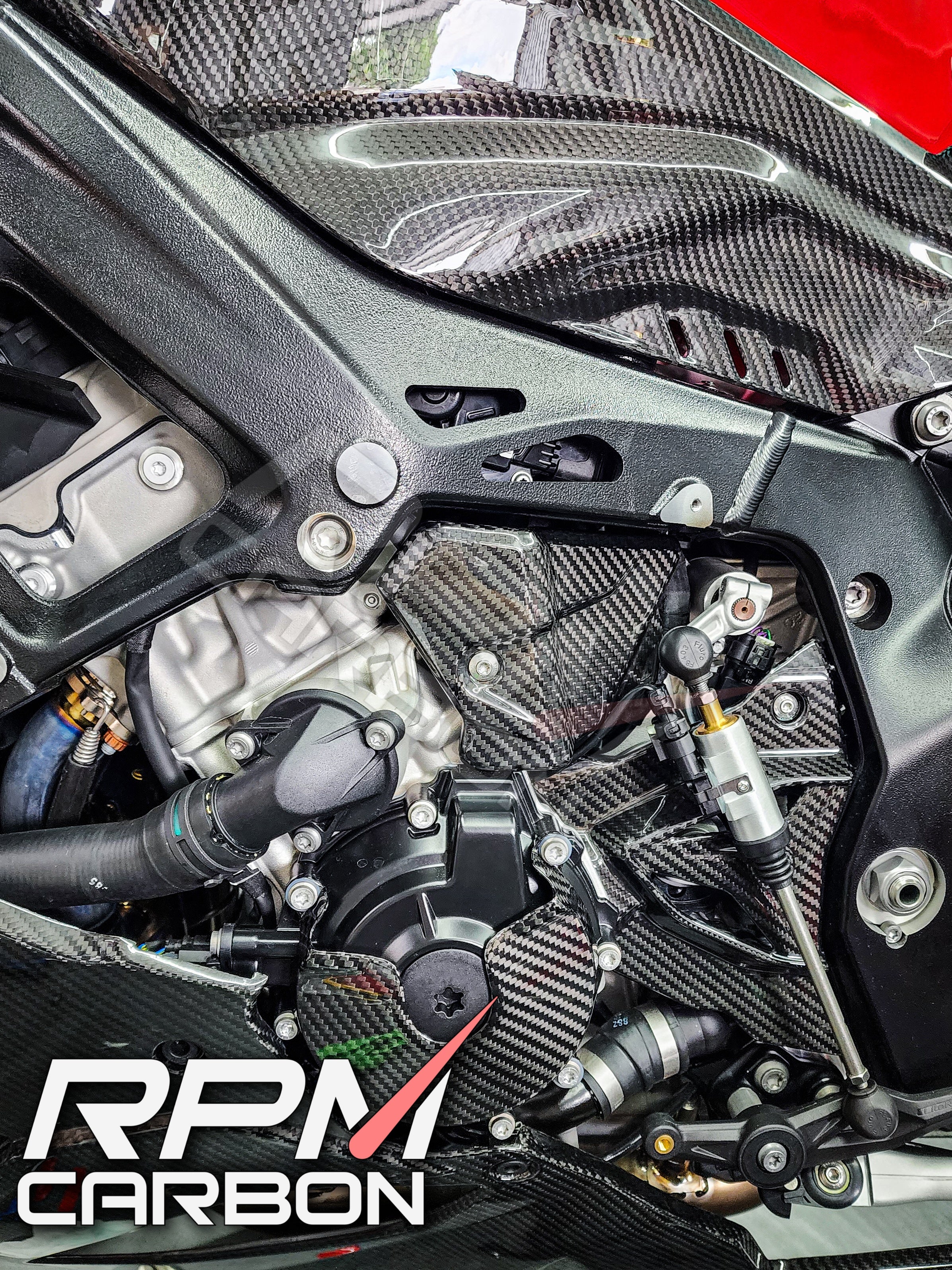 BMW S1000RR Carbon Fiber Cable Cover