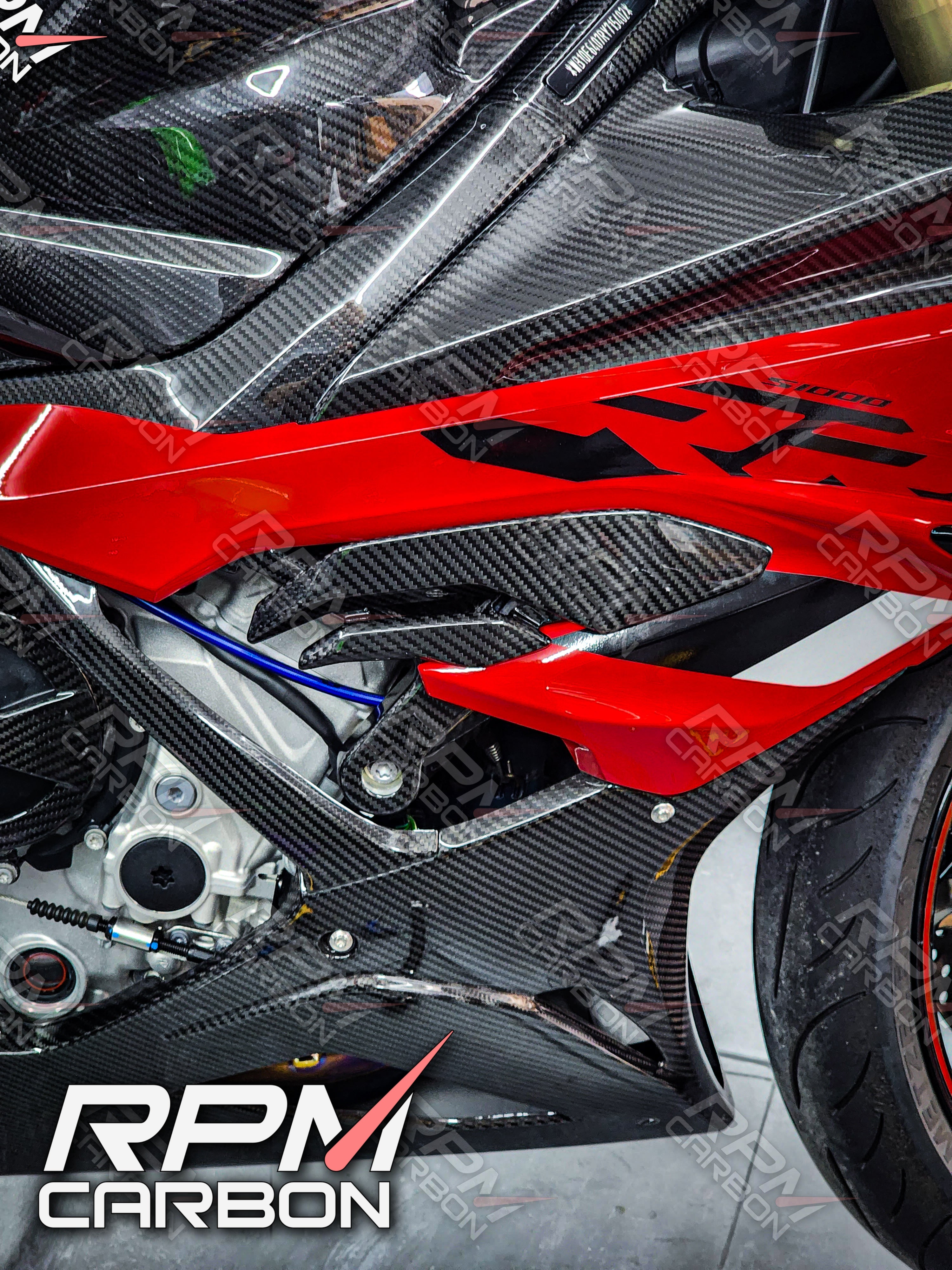 BMW S1000RR Carbon Fiber Gilles Side Panel