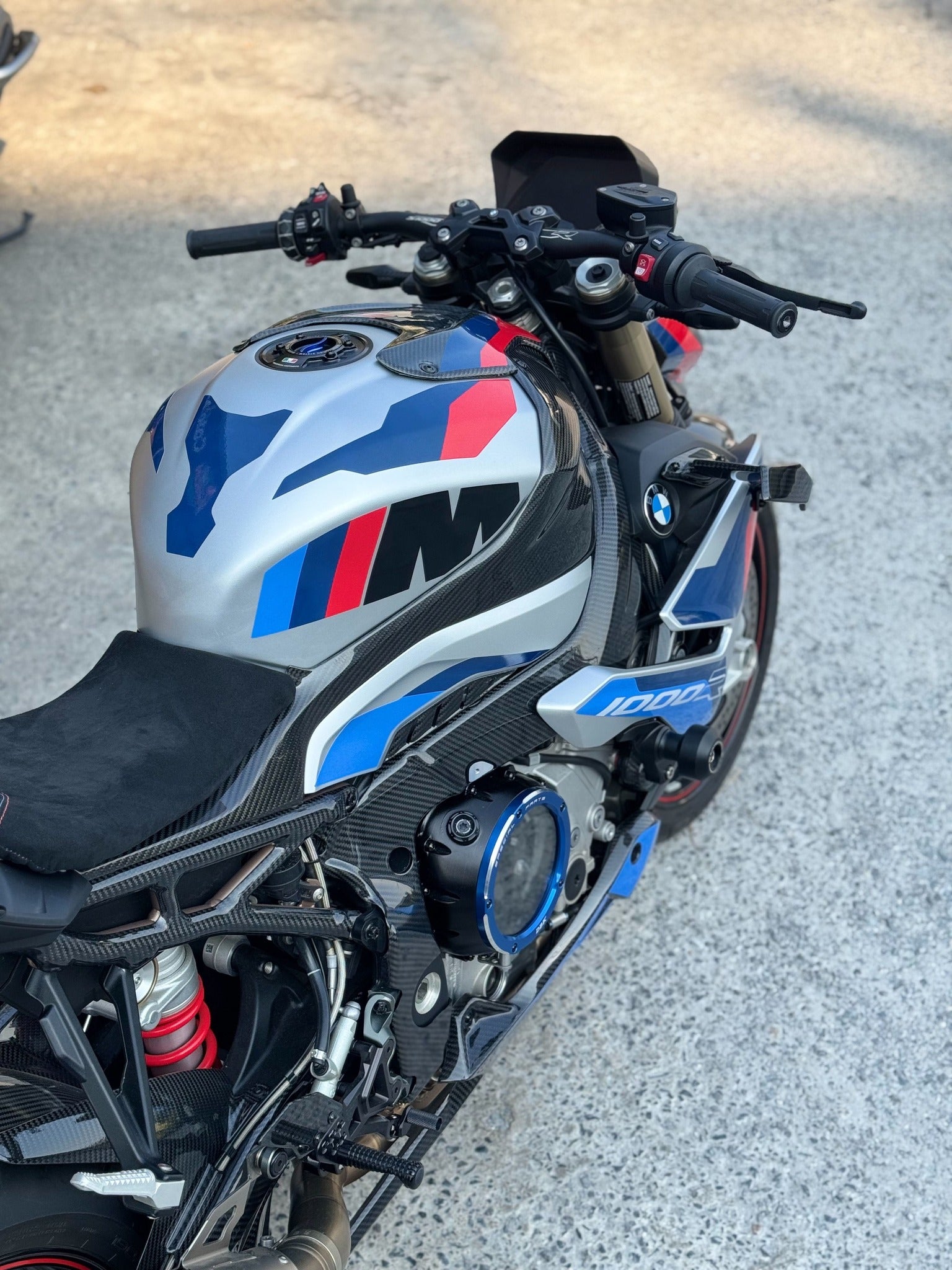 BMW S1000RR Carbon Fiber Subframe Covers