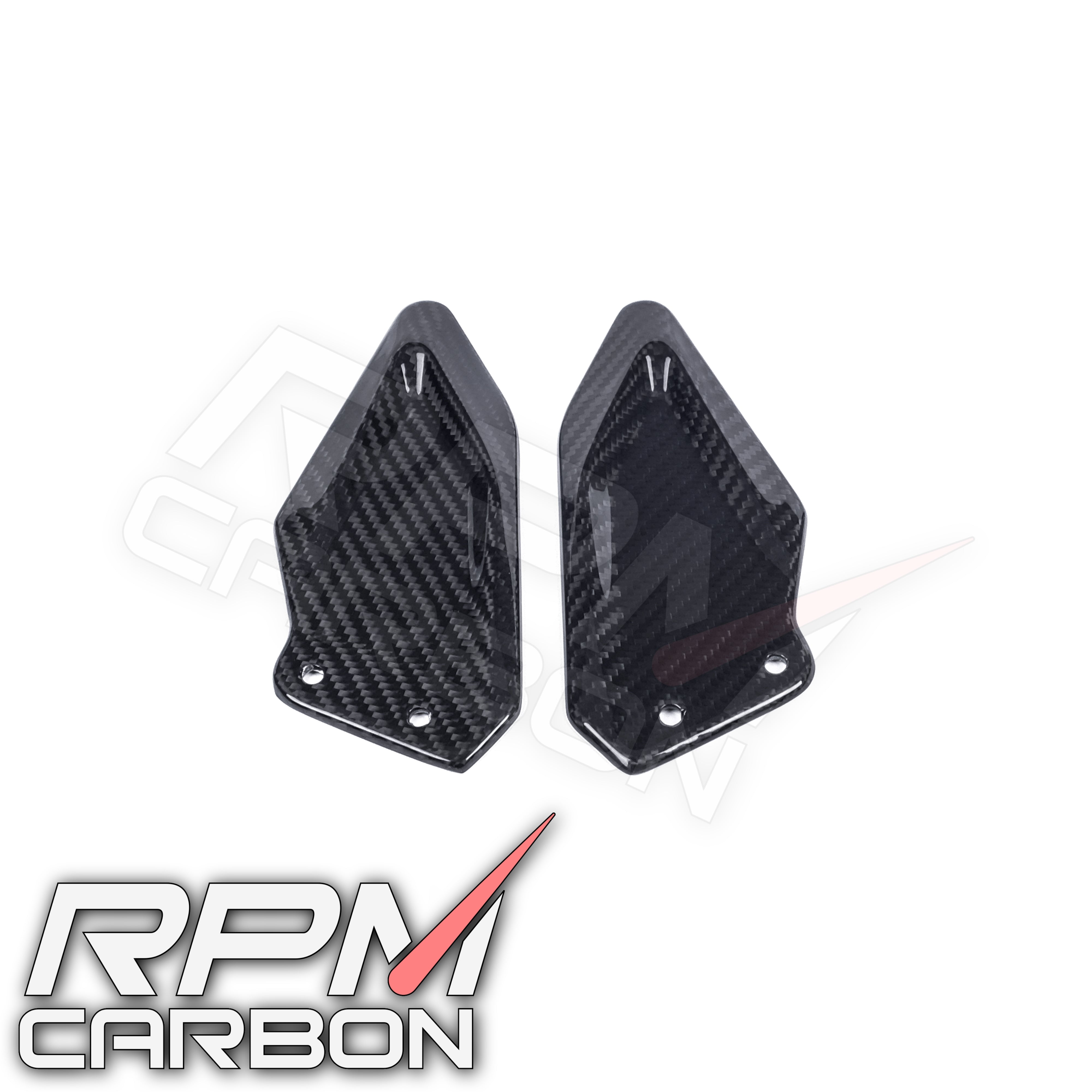 BMW S1000RR M1000RR M Rearset Carbon Fiber Heel Guards (Read Description)