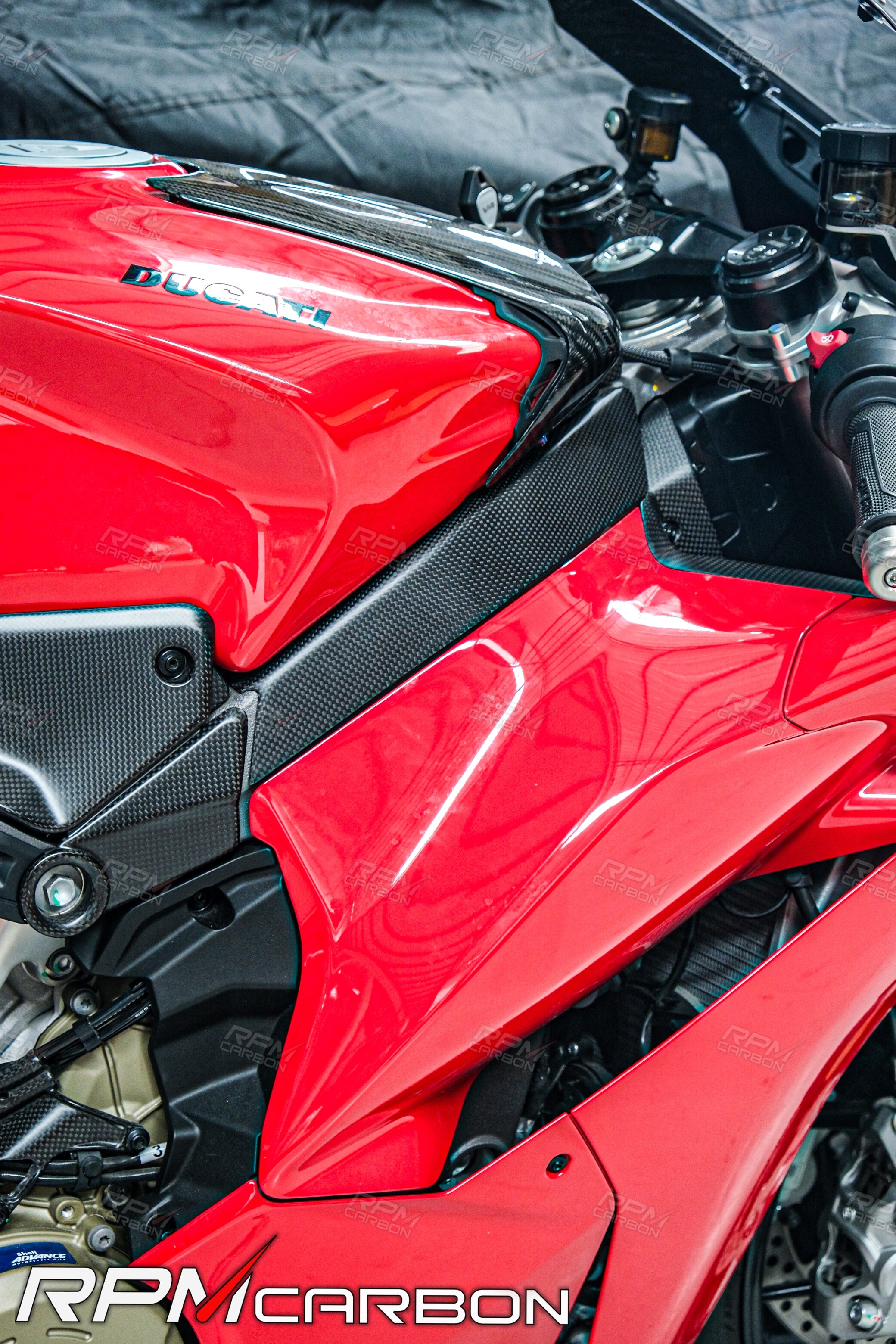 Ducati Panigale V4 Carbon Frame Covers (DP Version)