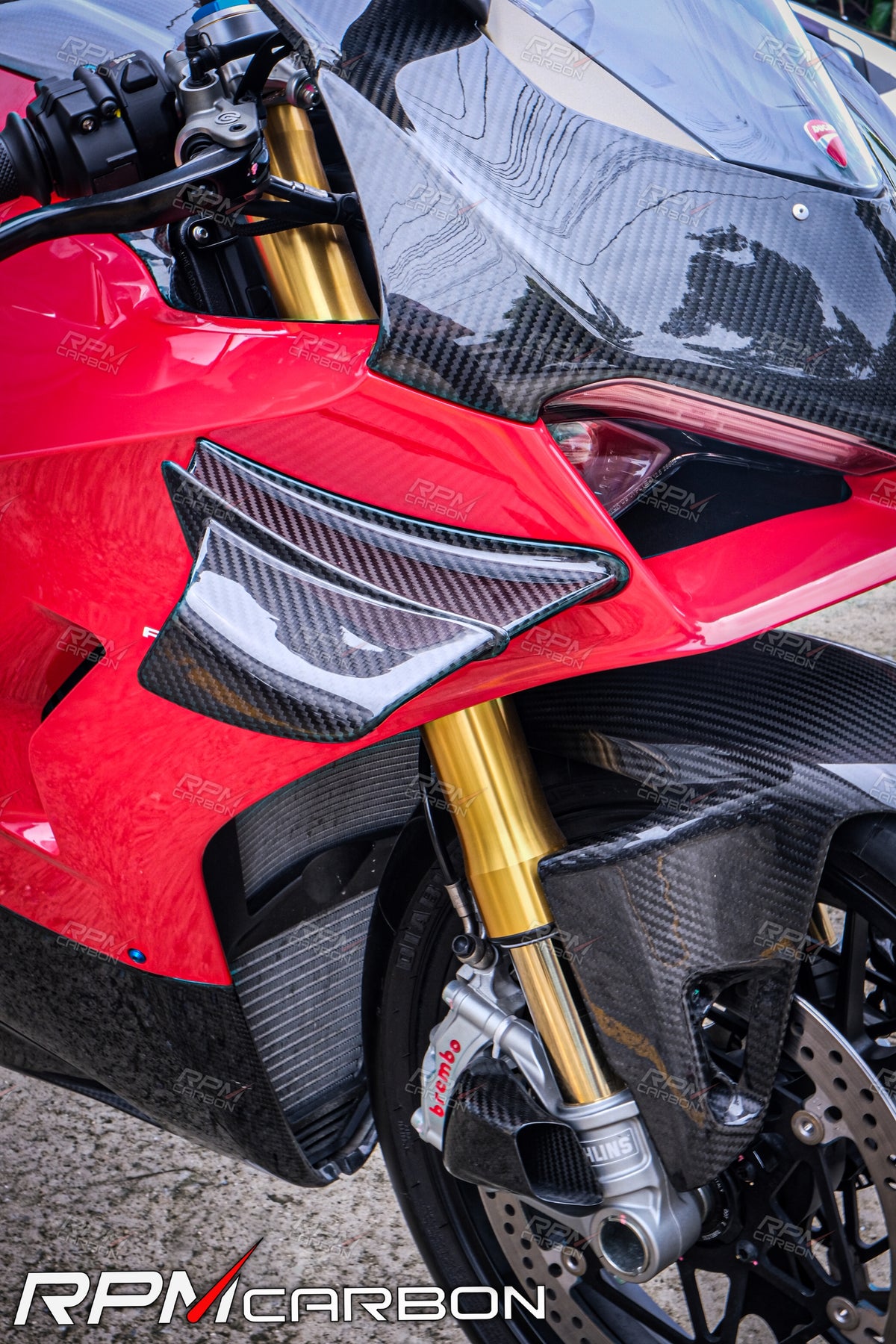 Ducati Panigale V4 Carbonfaser-Winglets (OEM-Design)