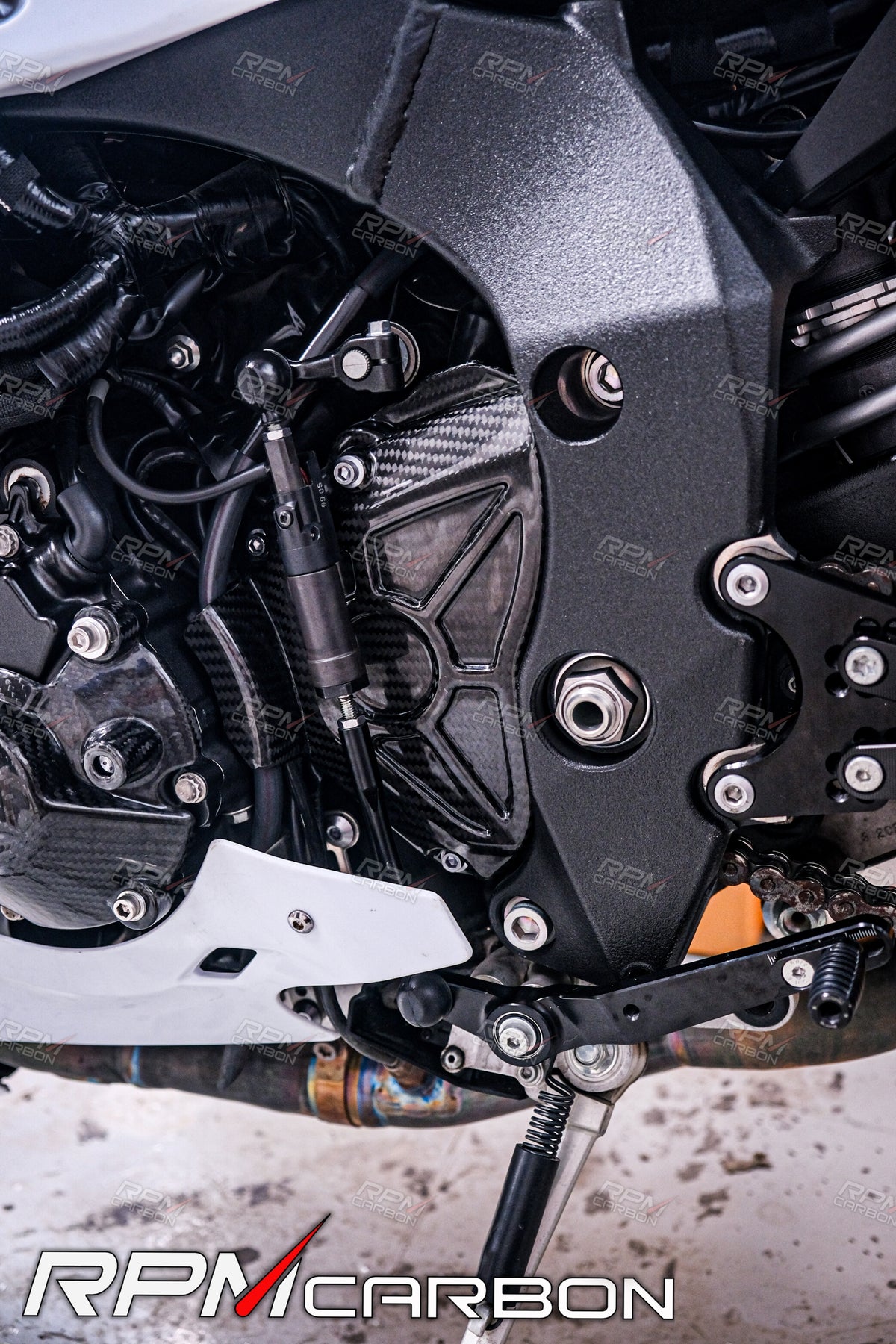 Yamaha R1 R1M MT-10 Carbon Ritzelabdeckung