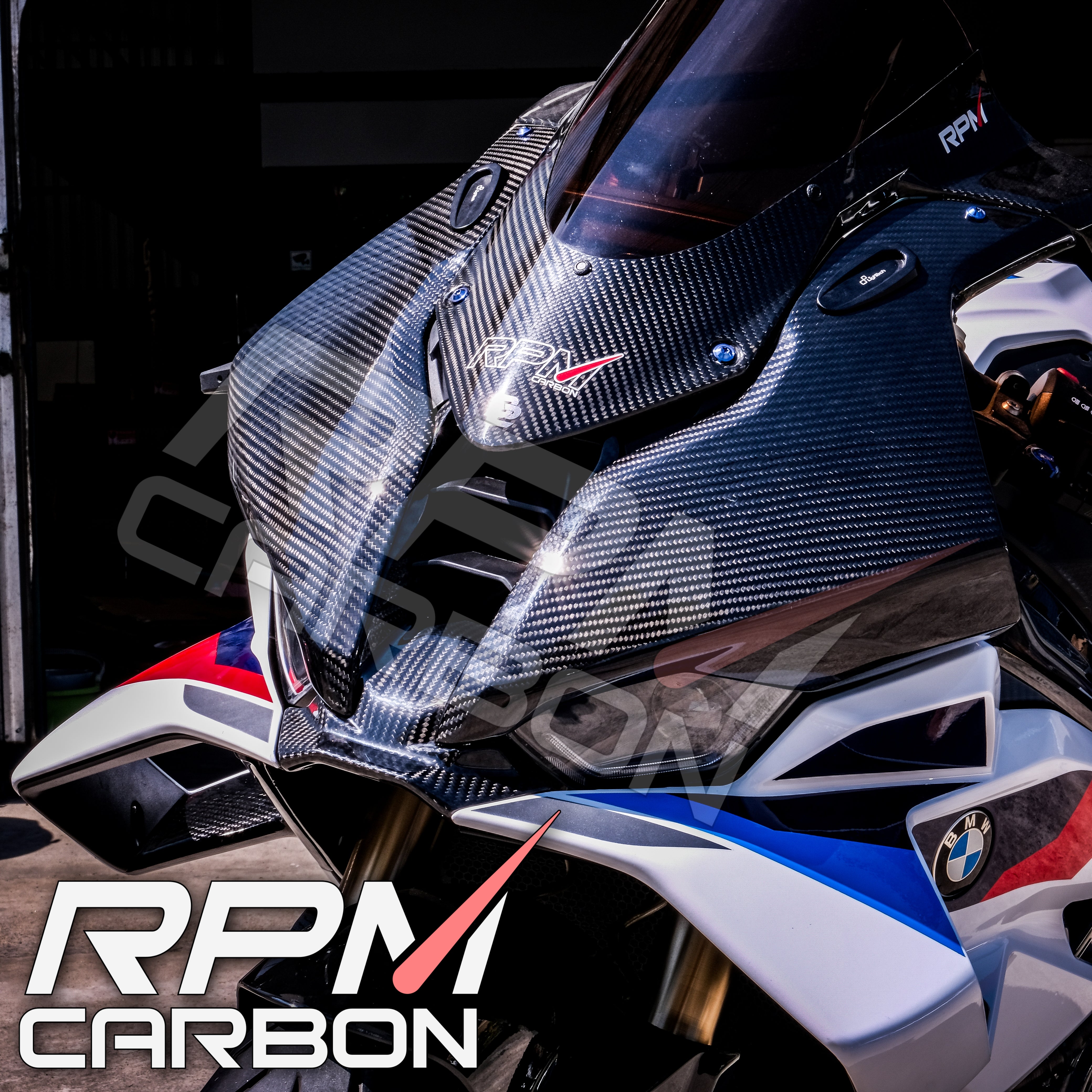 BMW S1000RR Carbon Air Intake Cover