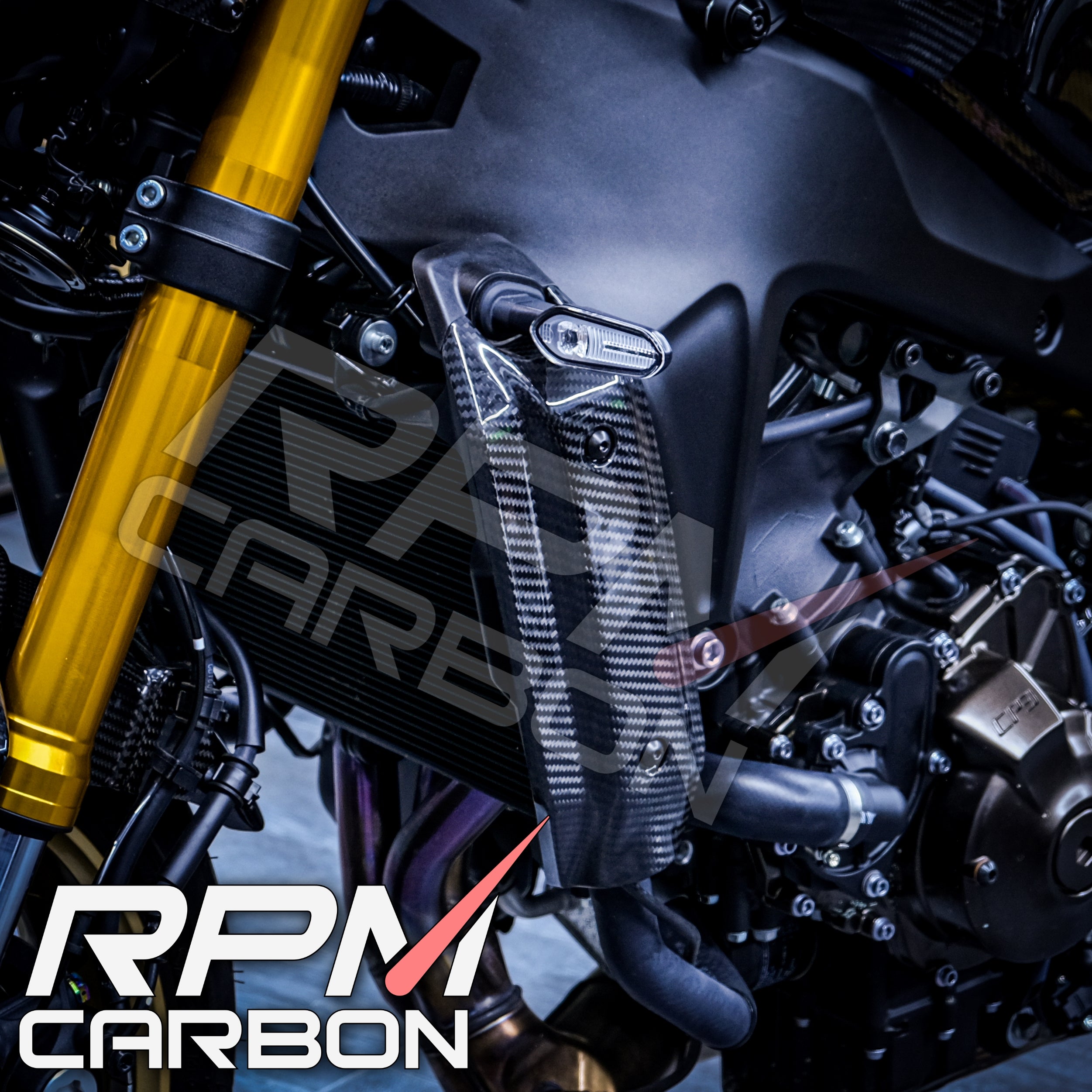 Yamaha XSR900 2022+ Carbon Fiber Radiator Covers