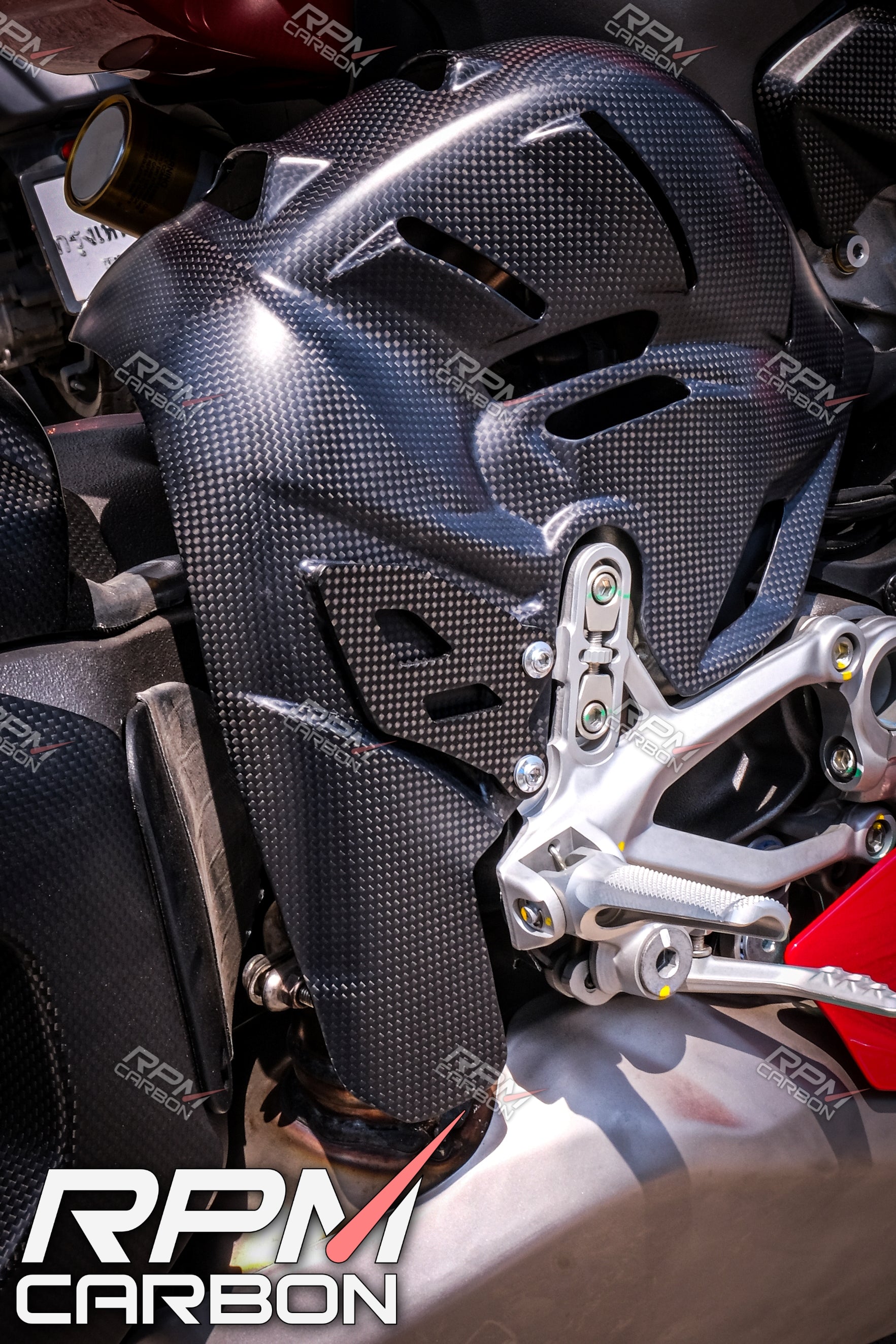 Ducati Panigale V4 Carbon Heel Guards (Performance Version)