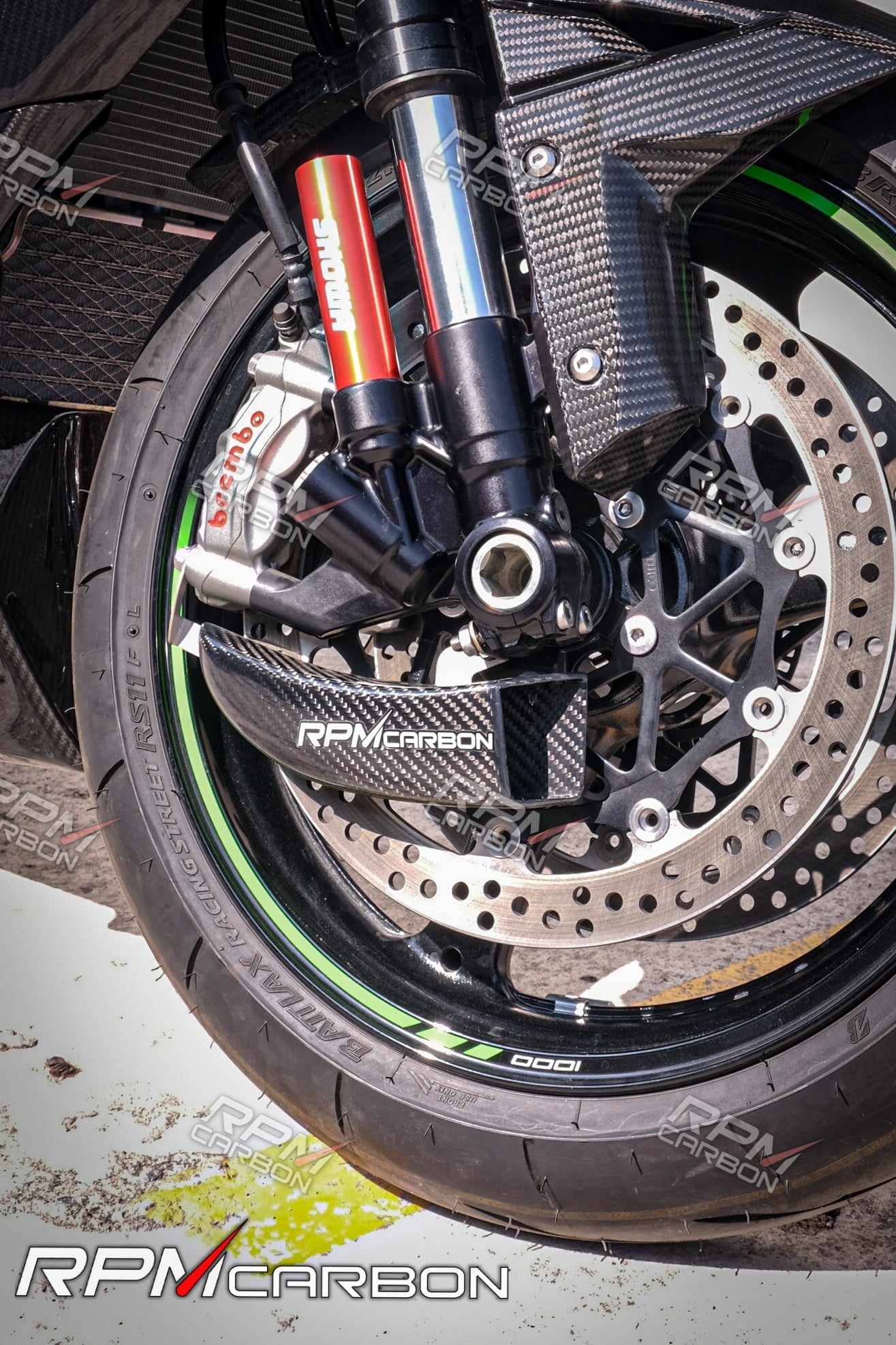 Carbon Fiber GP Style Brake Disk Cooler Air Duct