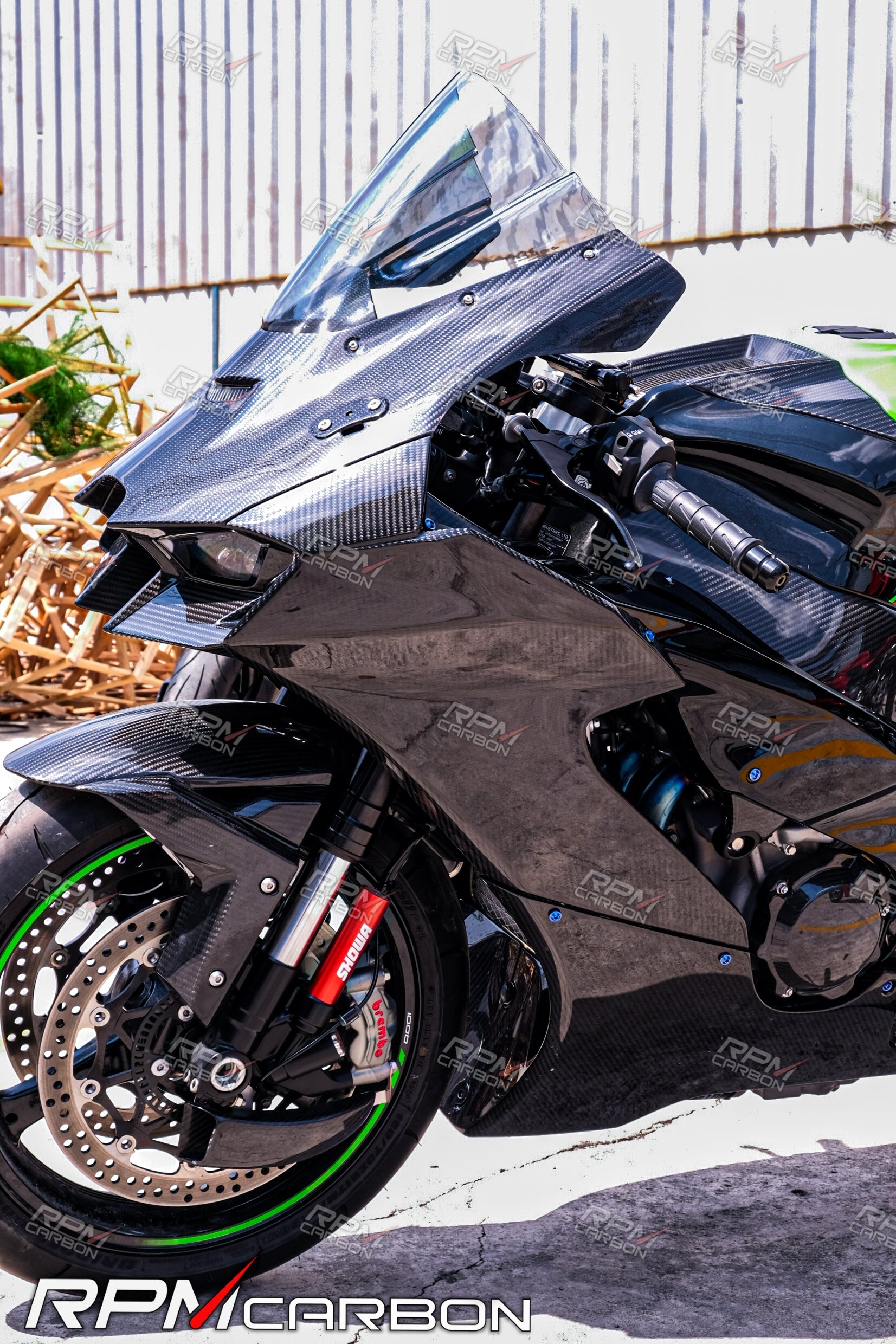Kawasaki ZX-10R 2021+ Carbon Fiber Side Fairings