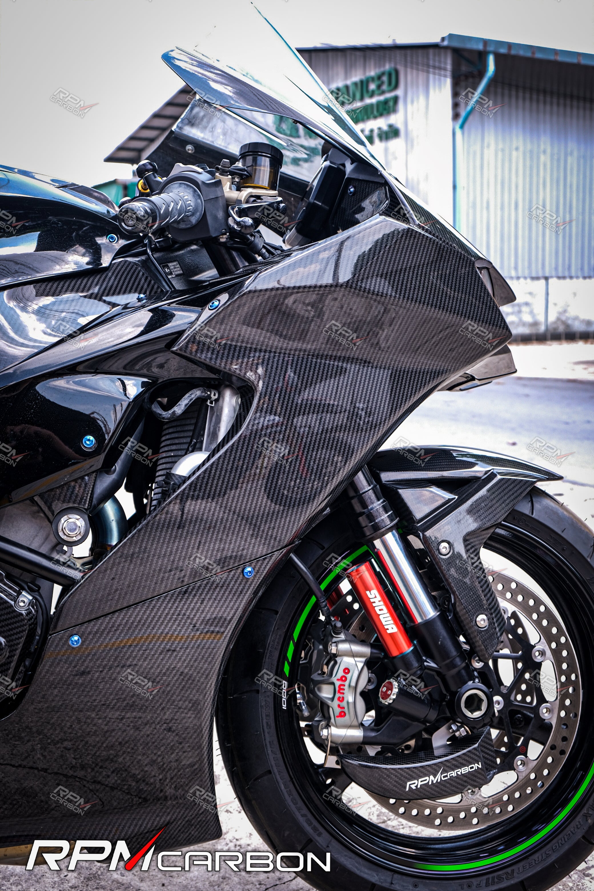 Kawasaki ZX-10R 2021+ Carbon Fiber Side Fairings