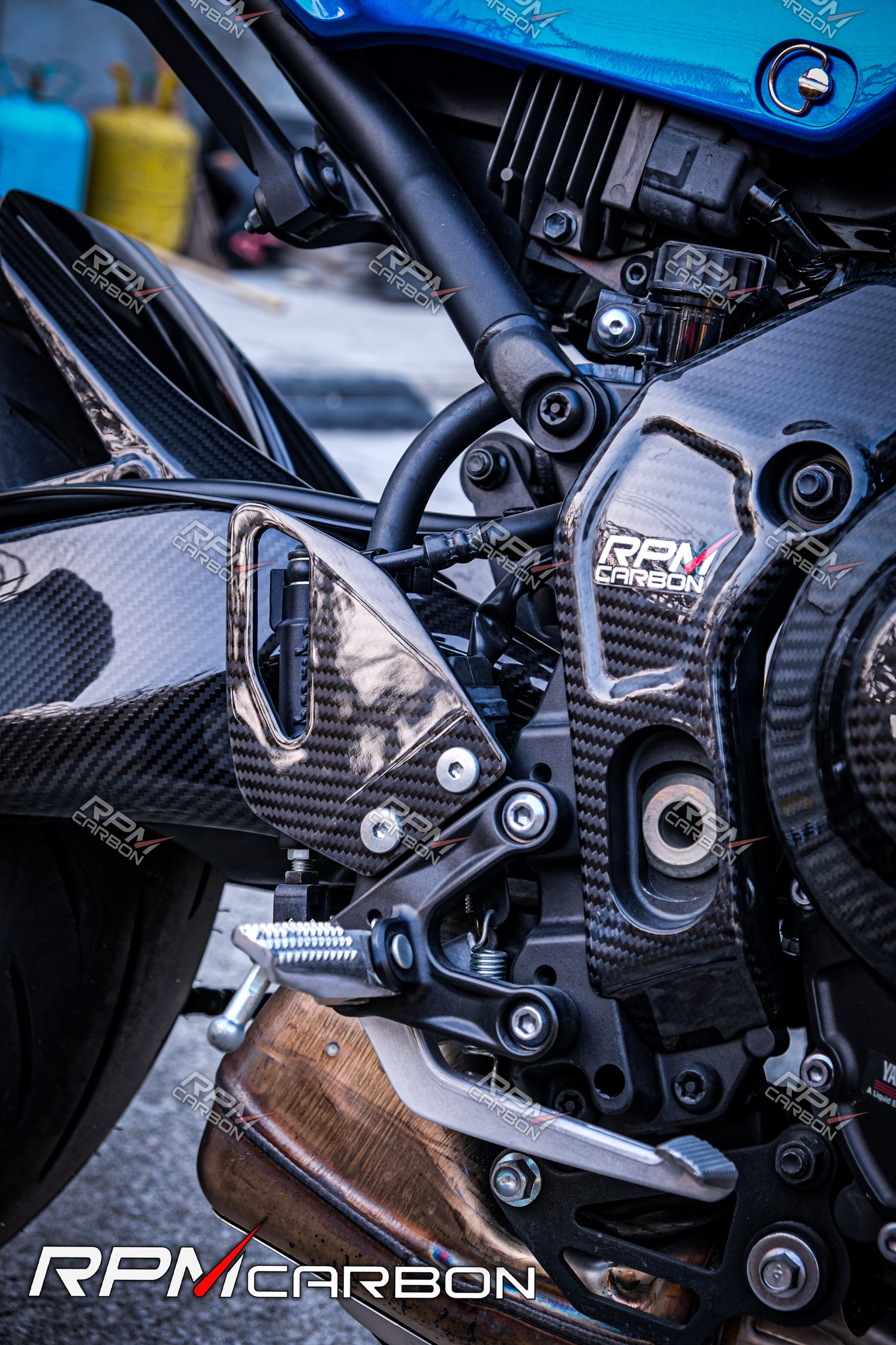 Yamaha XSR900 2022+ Carbon Fiber Heel Guards