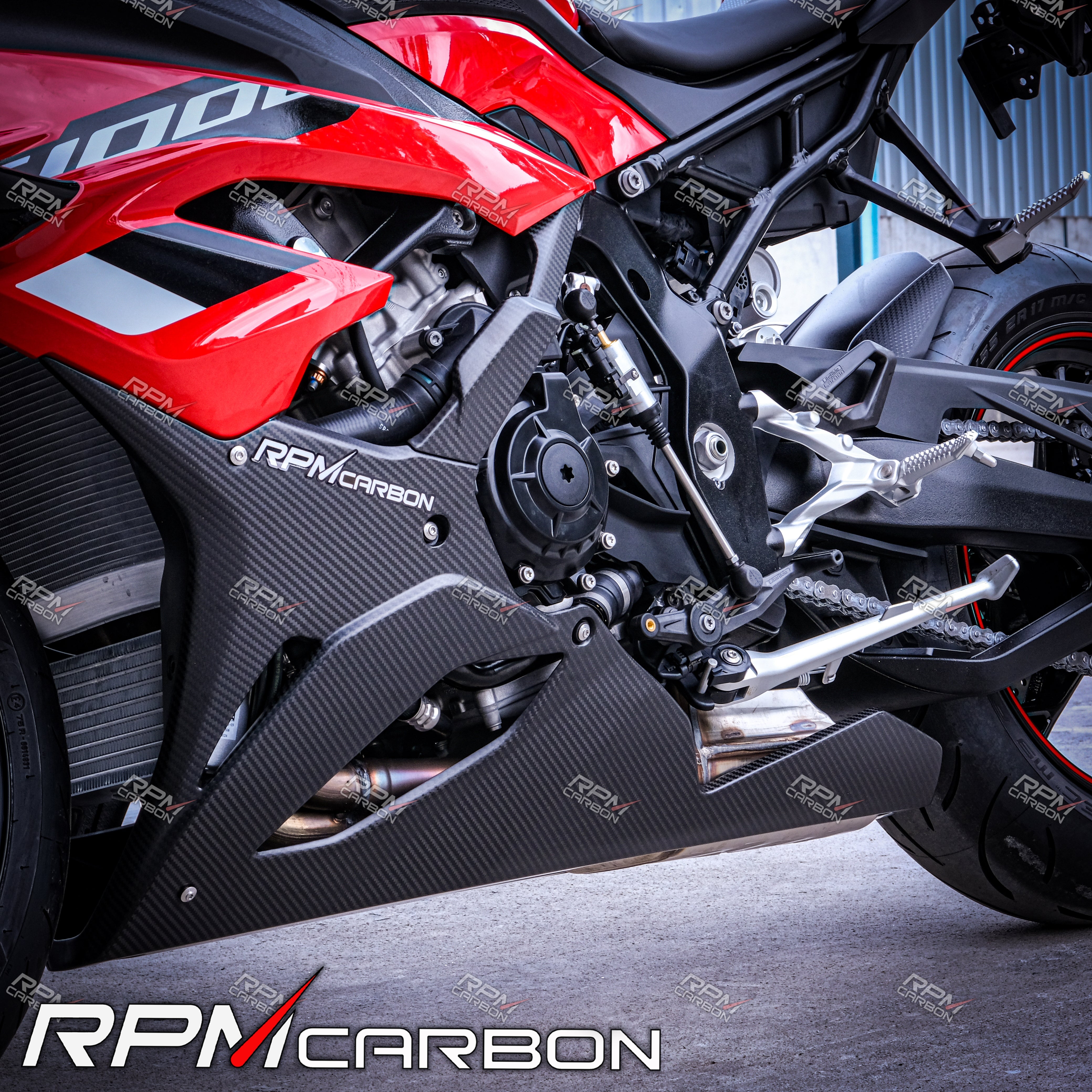 BMW S1000RR Carbon Fiber Belly Pan
