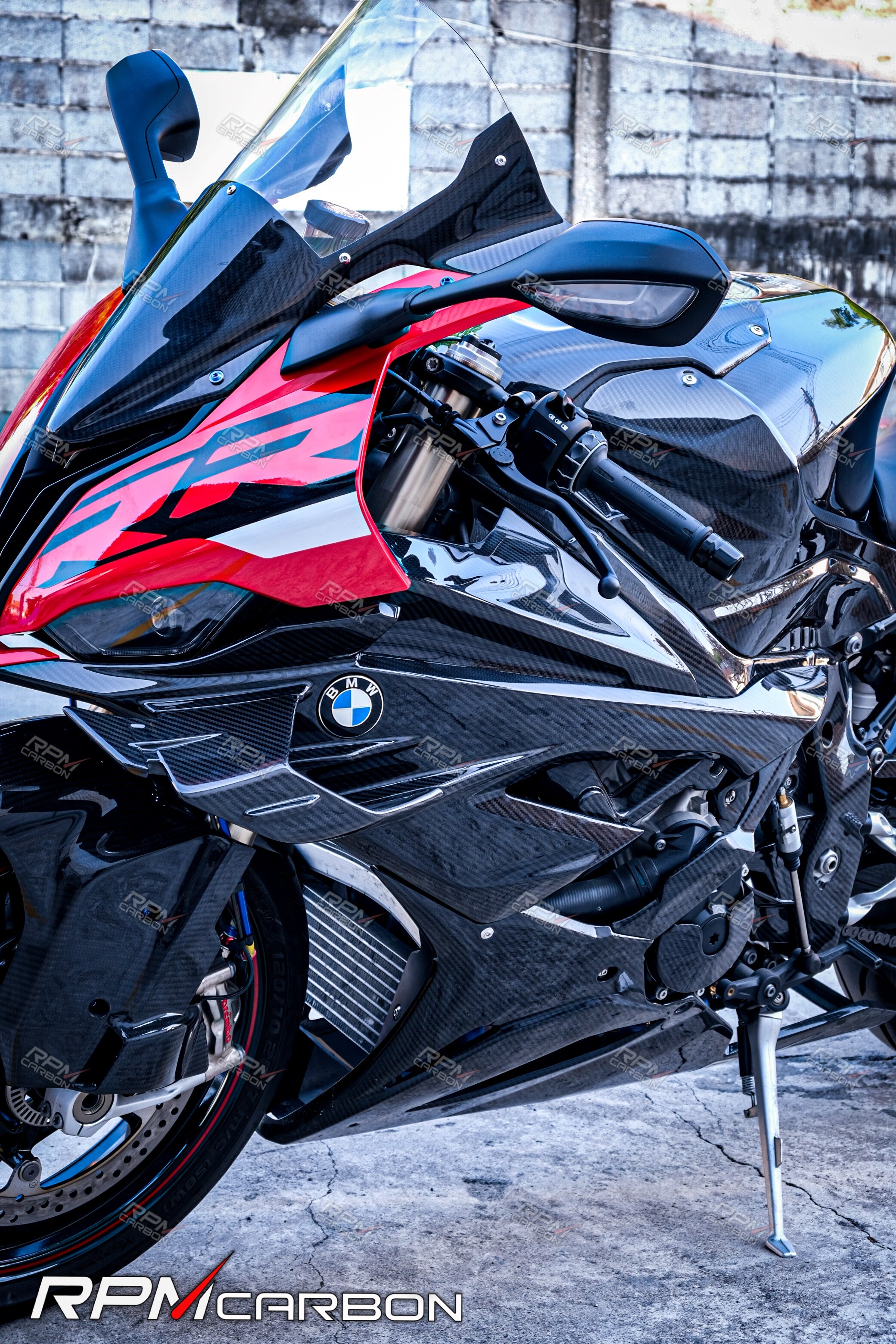 BMW S1000RR Carbon Fiber Side Fairings Cowls