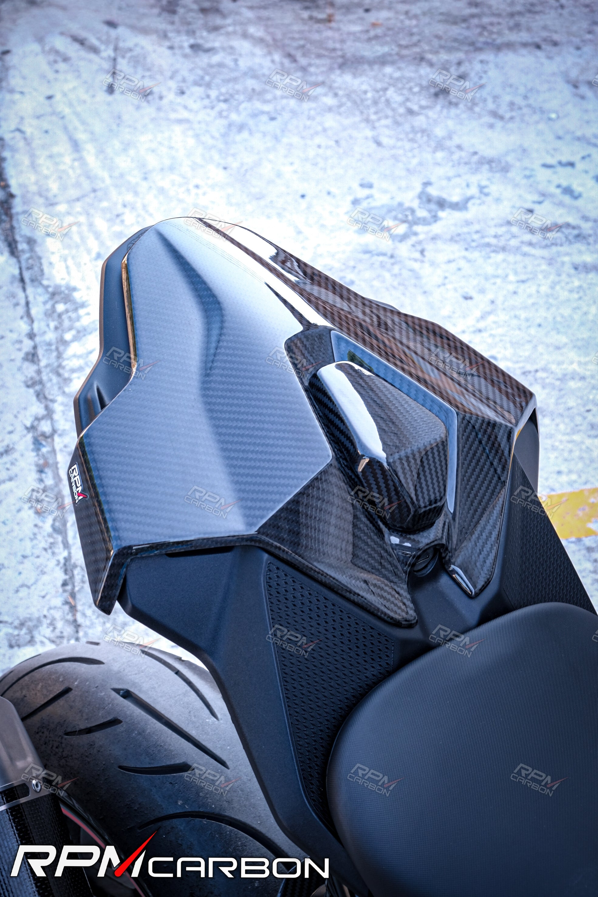 BMW S1000RR Carbon Fiber Rear Seat Cover Cowl