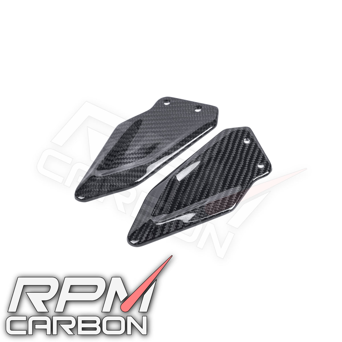 BMW S1000RR M1000RR M Rearset Carbon Fiber Heel Guards (Read Description)