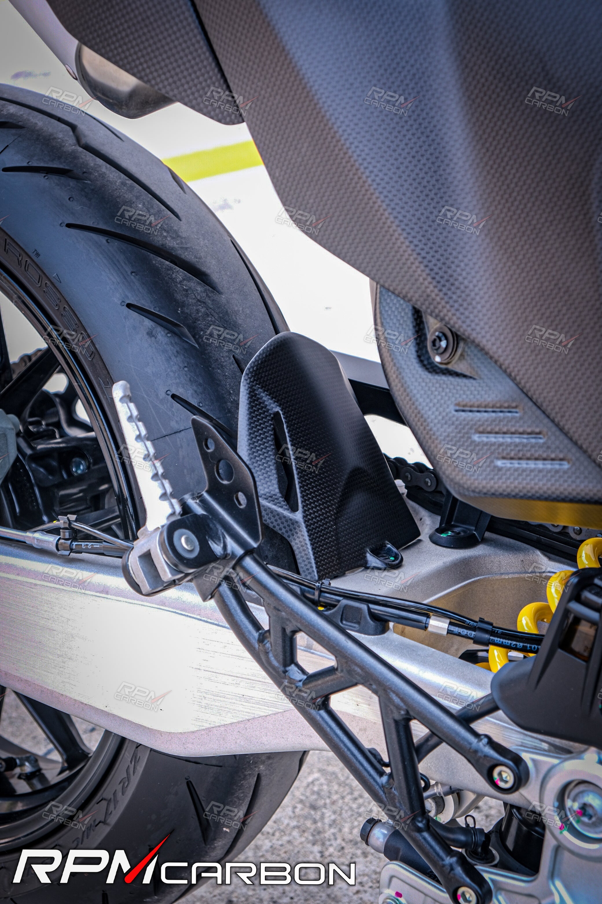 Ducati Hypermotard 698 Carbon Fiber Rear Fender
