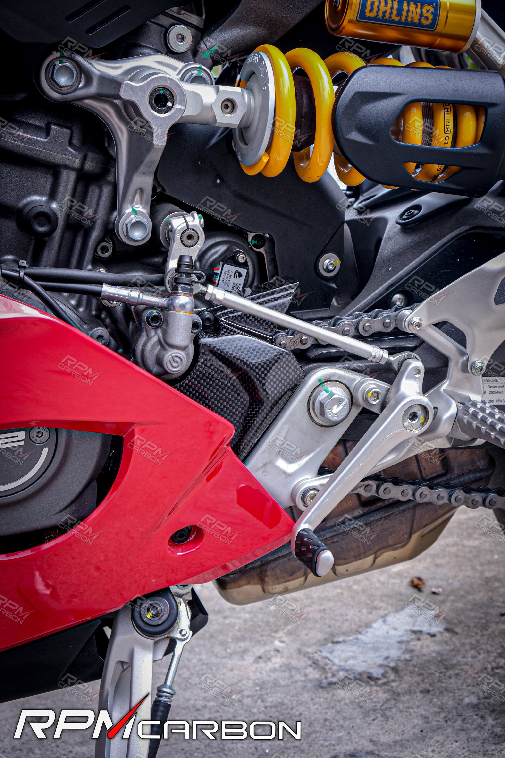 Ducati Panigale V2 Carbon Sprocket Cover