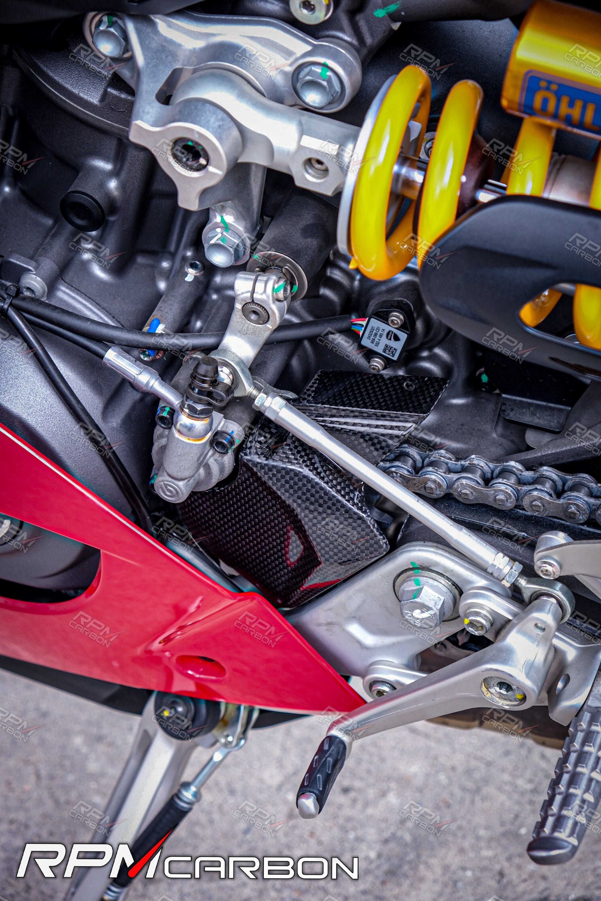 Ducati Panigale V2 Carbon Sprocket Cover