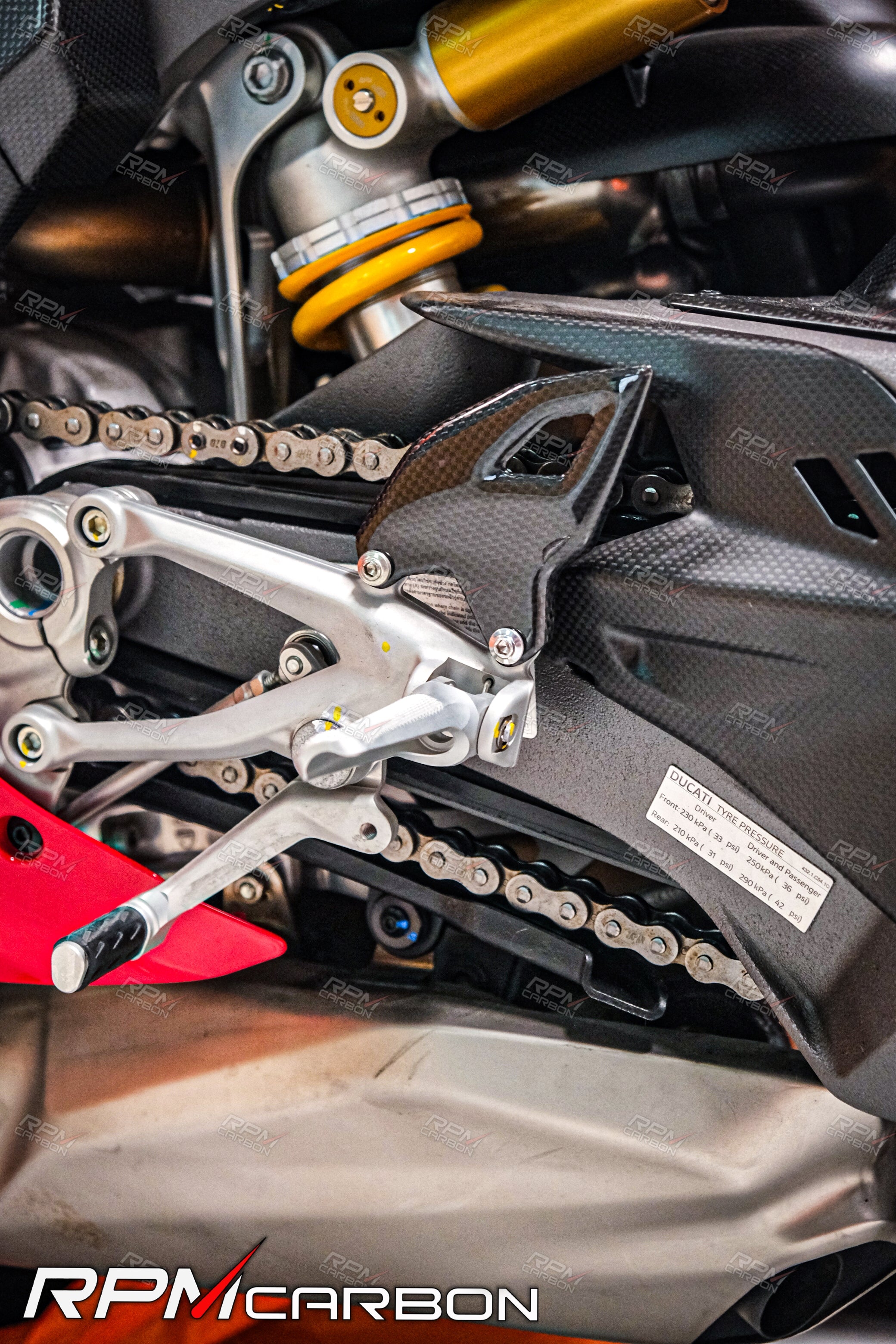 Ducati Panigale V4 Carbon Fersenschützer