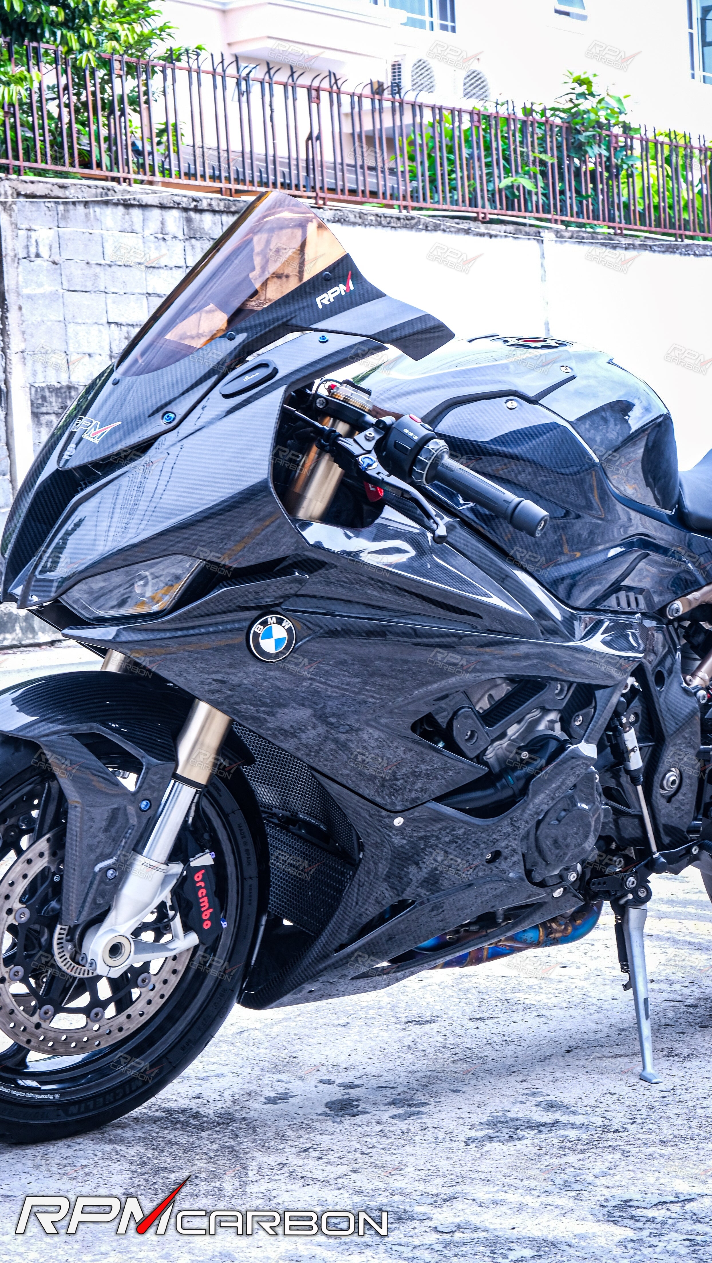 BMW S1000RR Carbon Fiber Side Fairings Cowls