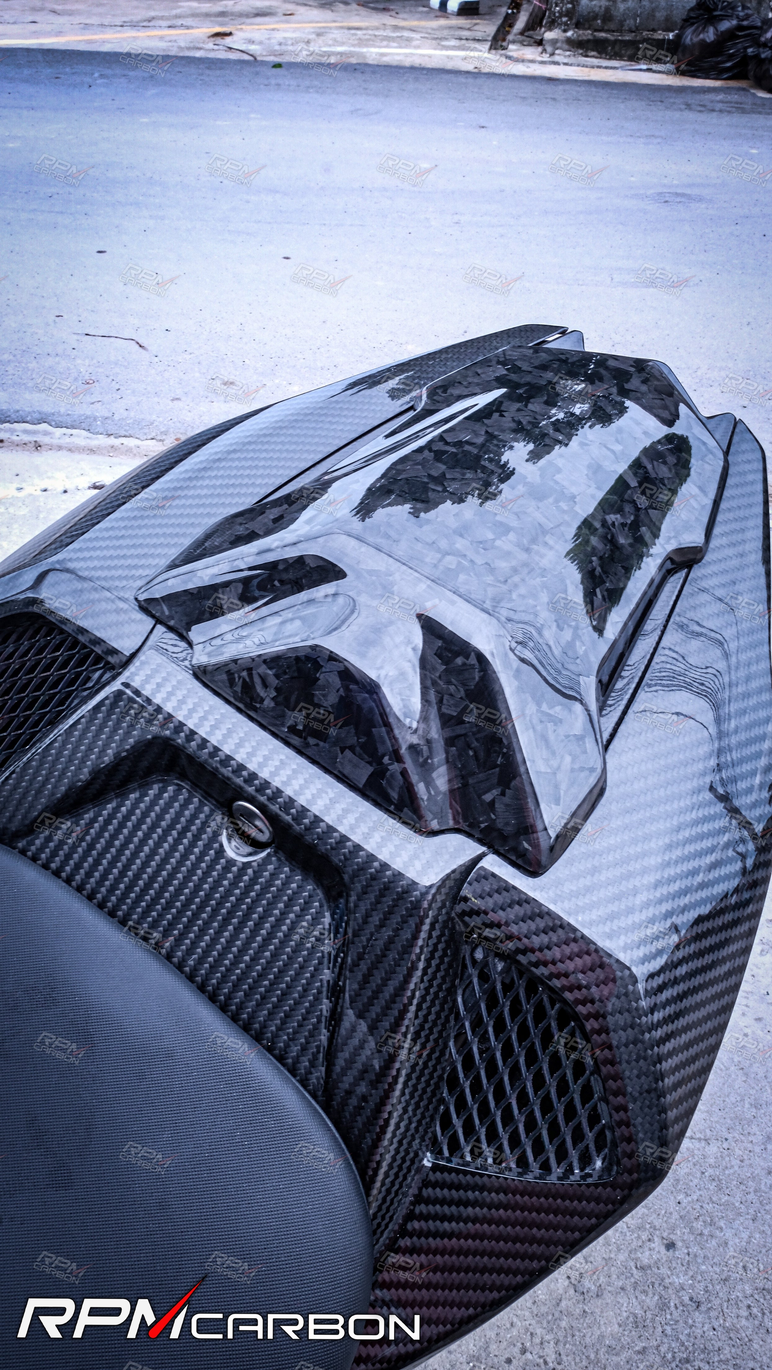 BMW S1000RR Carbon Fiber Rear Seat Cover Cowl