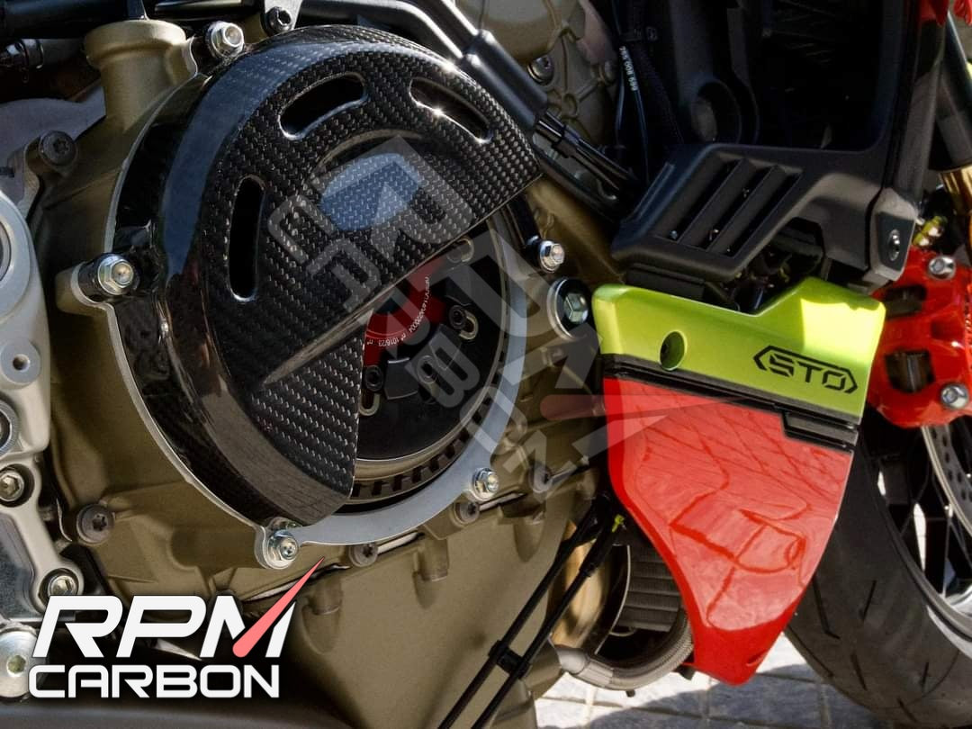 Ducati Panigale/Streetfighter V4 Carbon Fiber Dry Clutch Cover
