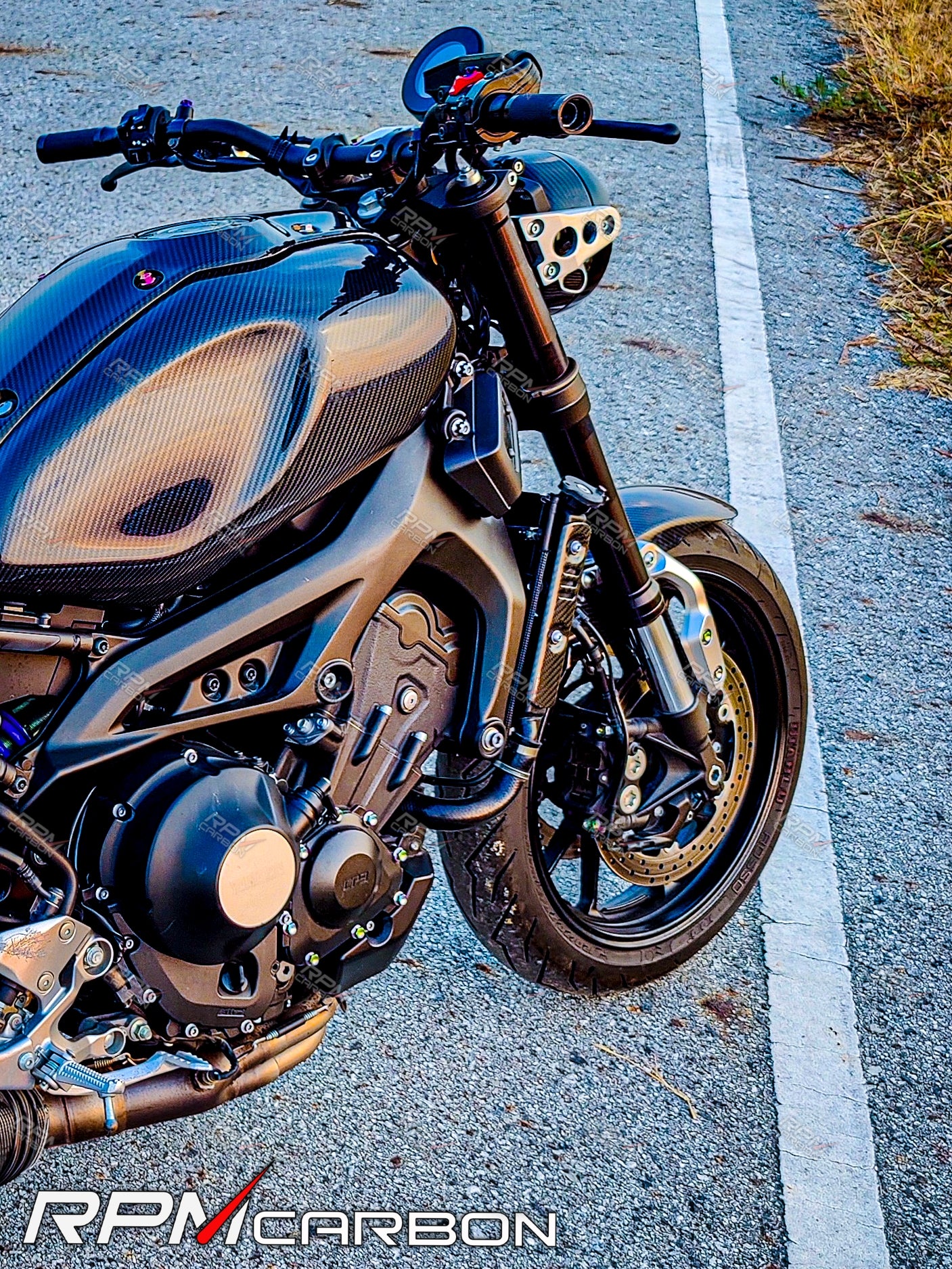 Yamaha XSR900 Carbon Fiber Radiator Covers