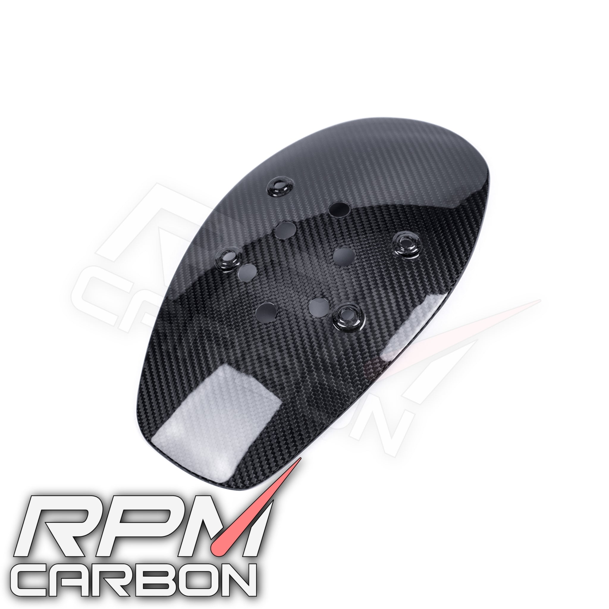 Ducati Diavel V4 1260 Carbon Fiber Splash Guard License Holder