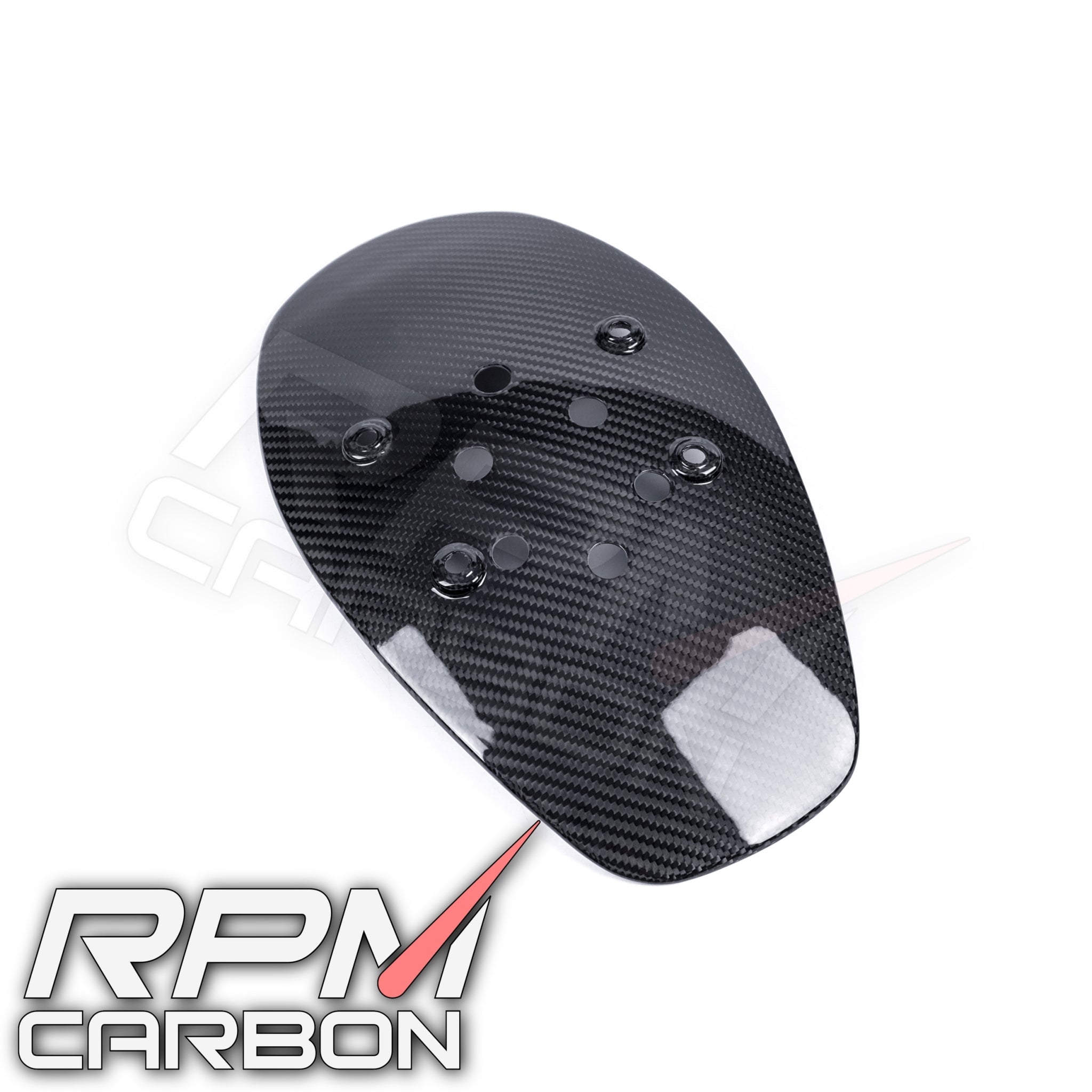 Ducati Diavel V4 1260 Carbon Fiber Splash Guard License Holder