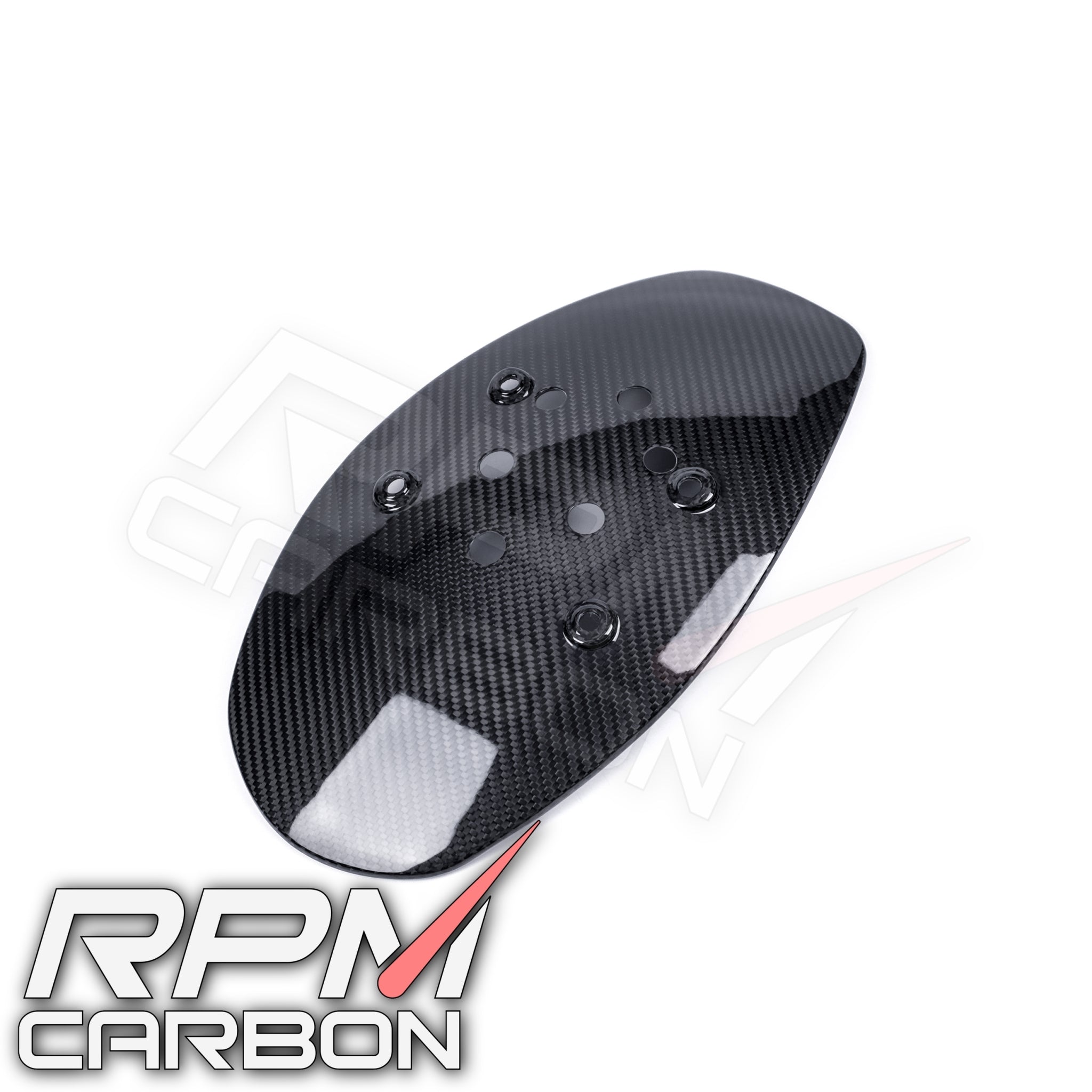 Ducati Diavel V4 1260 Carbon Fiber Splash Guard License Holder
