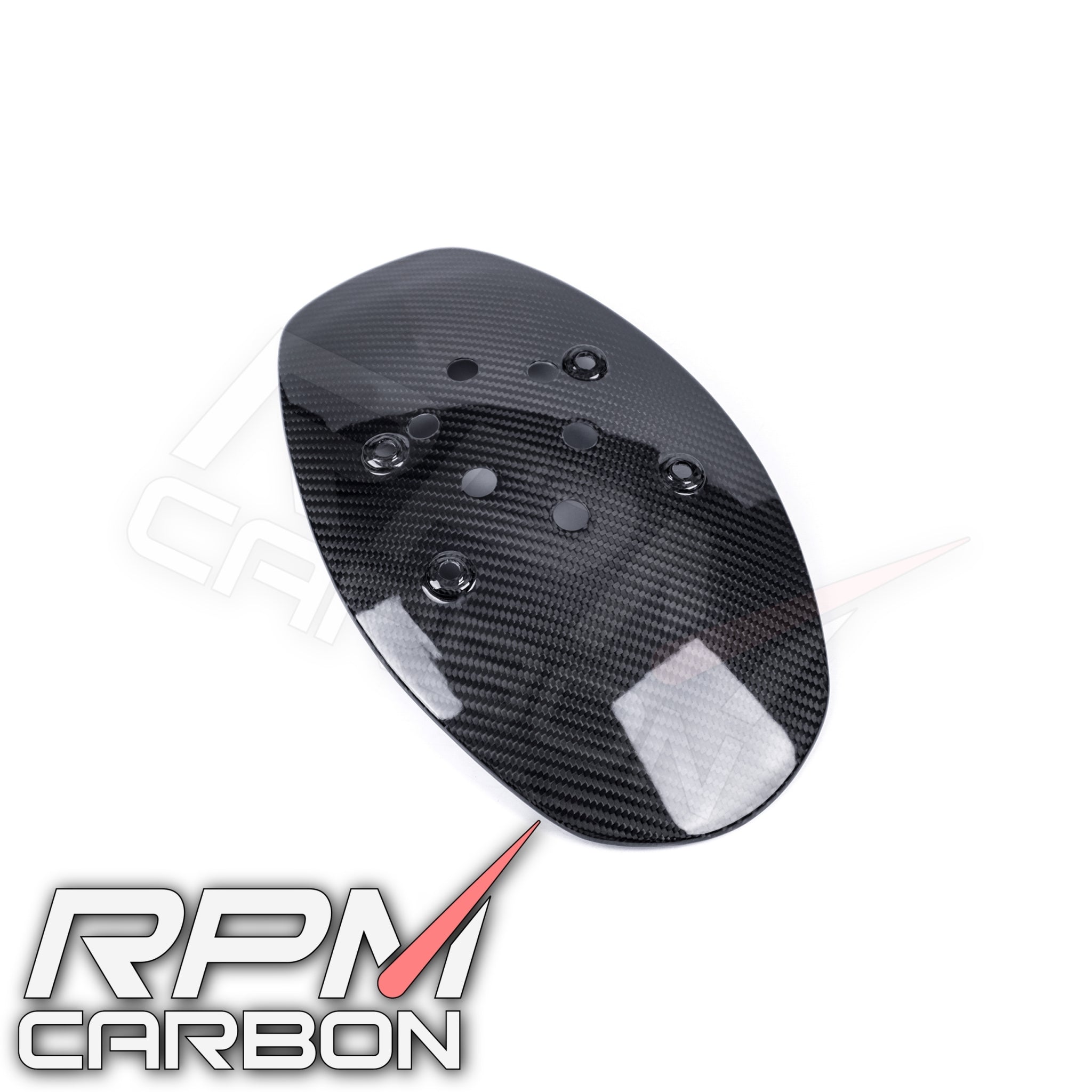 Ducati Diavel V4 1260 Carbon Fiber Splash Guard License Holder