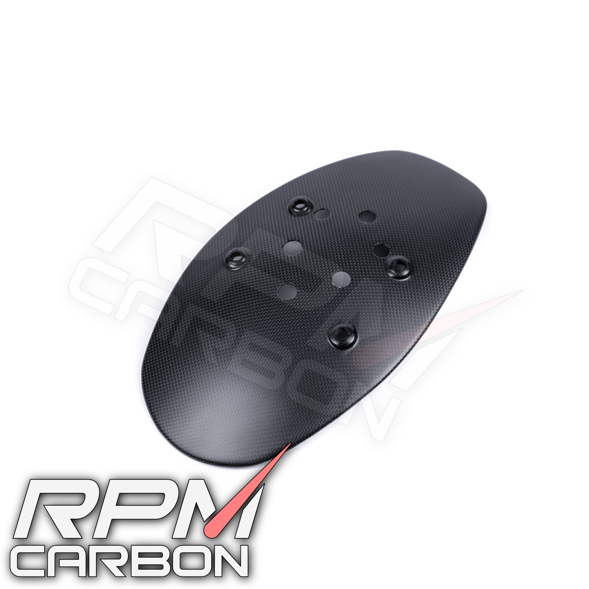 Ducati Diavel V4 1260 Carbon Fiber Splash Guard License Holder