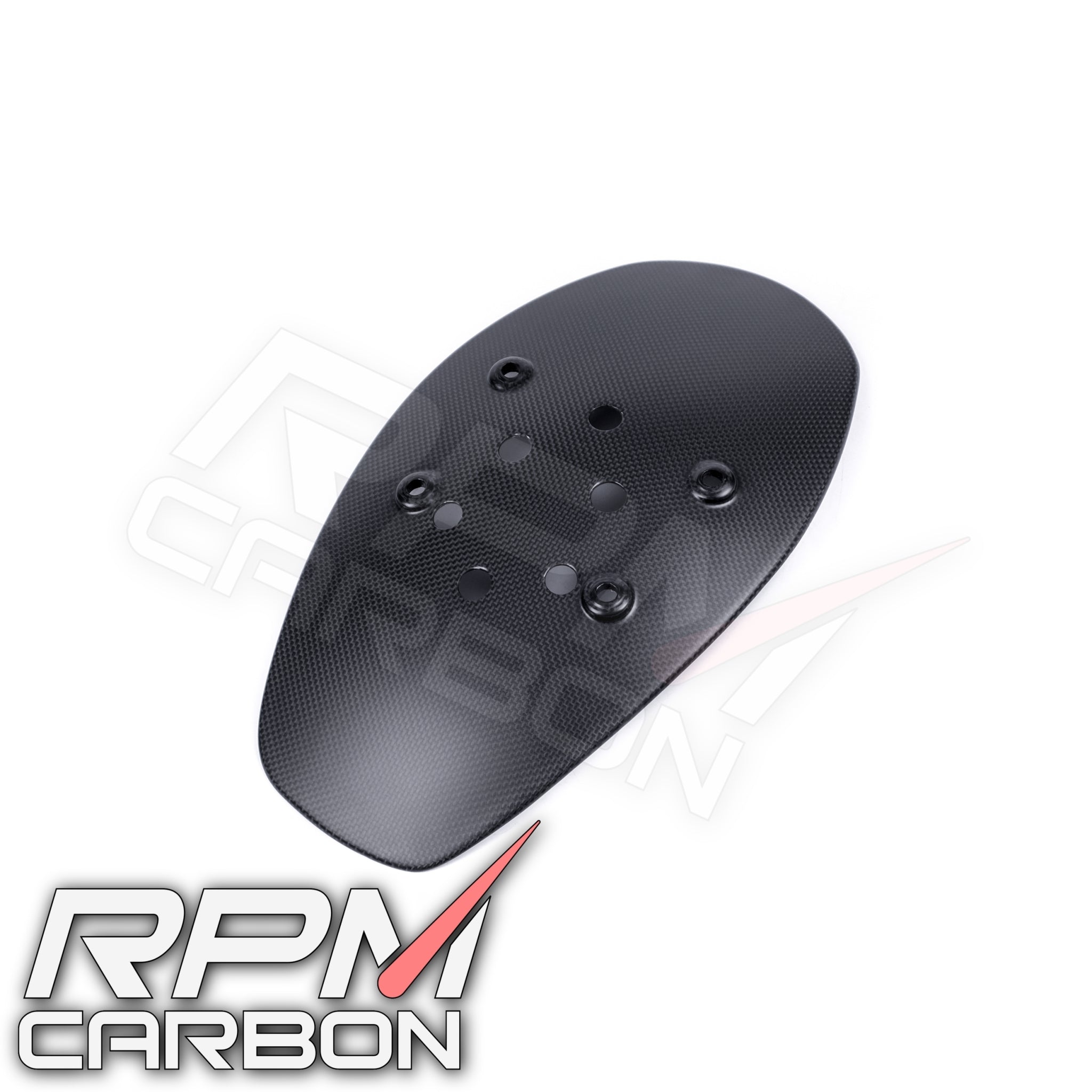 Ducati Diavel V4 1260 Carbon Fiber Splash Guard License Holder