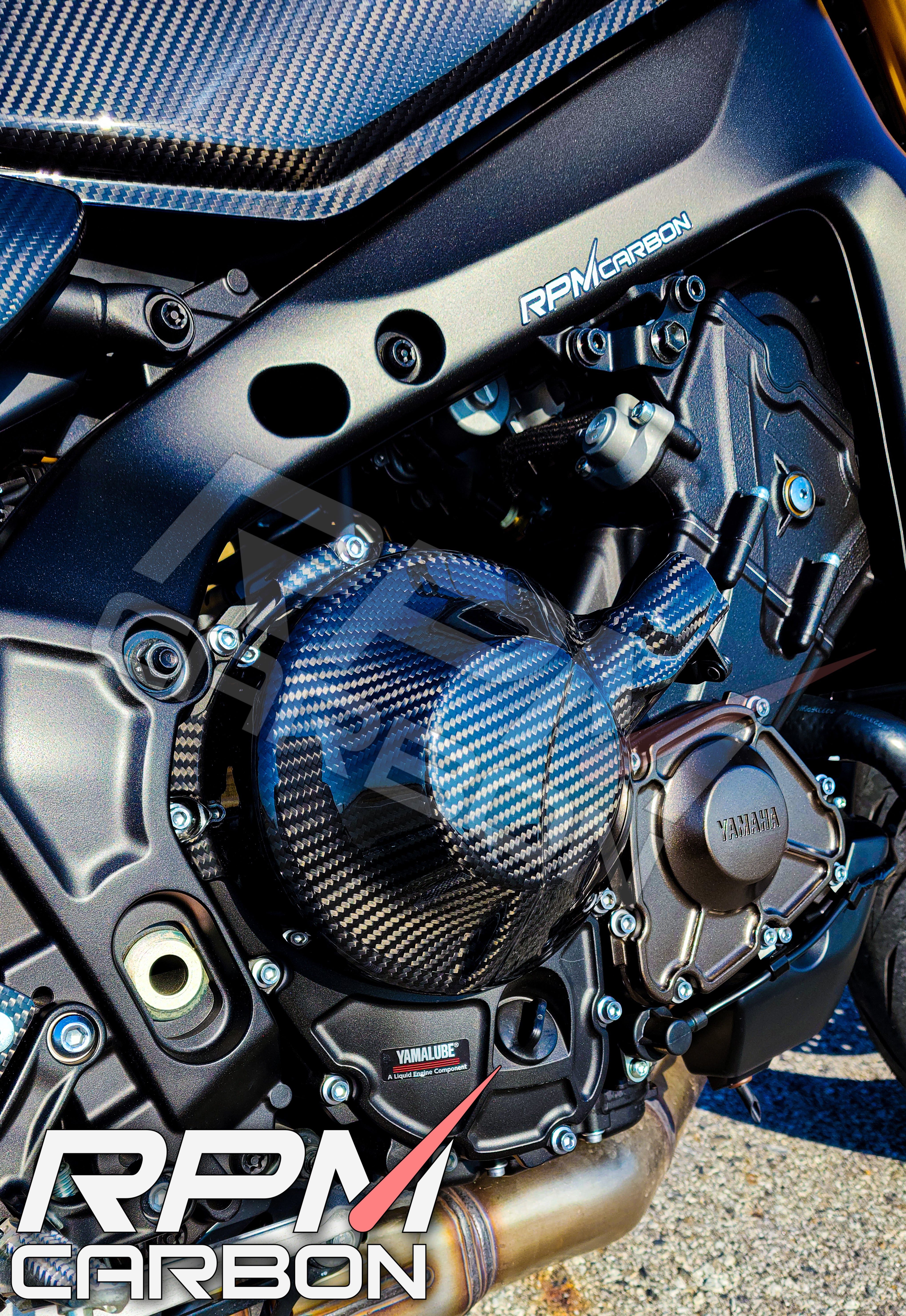 Yamaha XSR900 MT-09 Carbon Fiber Engine Cover