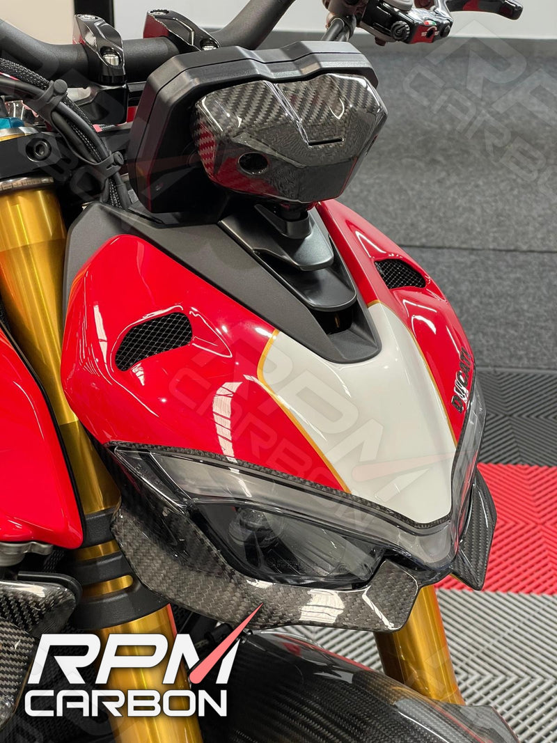 Ducati Streetfighter V4 Carbon Fiber Dash Cover DP Version