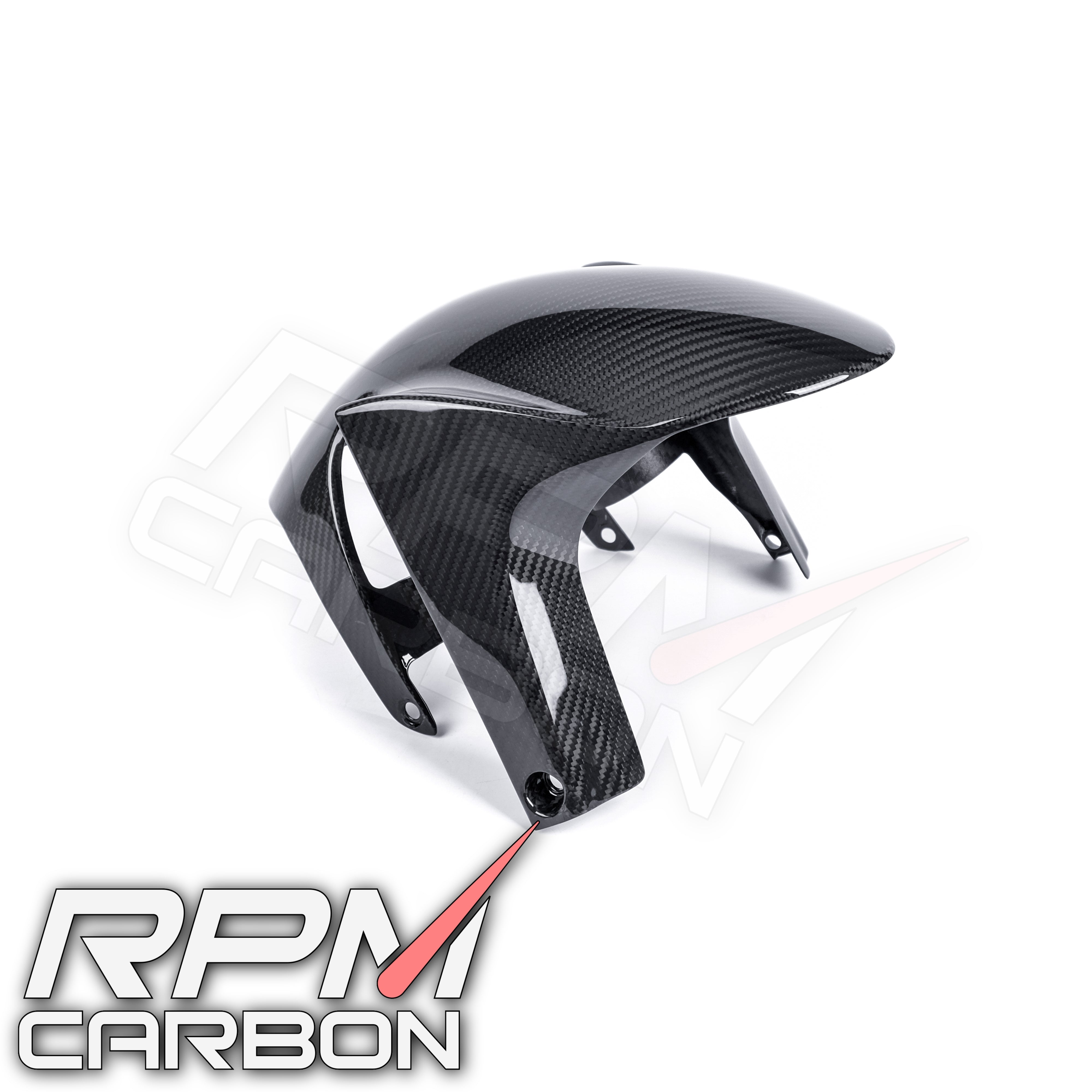 Aprilia RSV4/Tuono Carbon Fiber Front Fender Hugger Mudguard