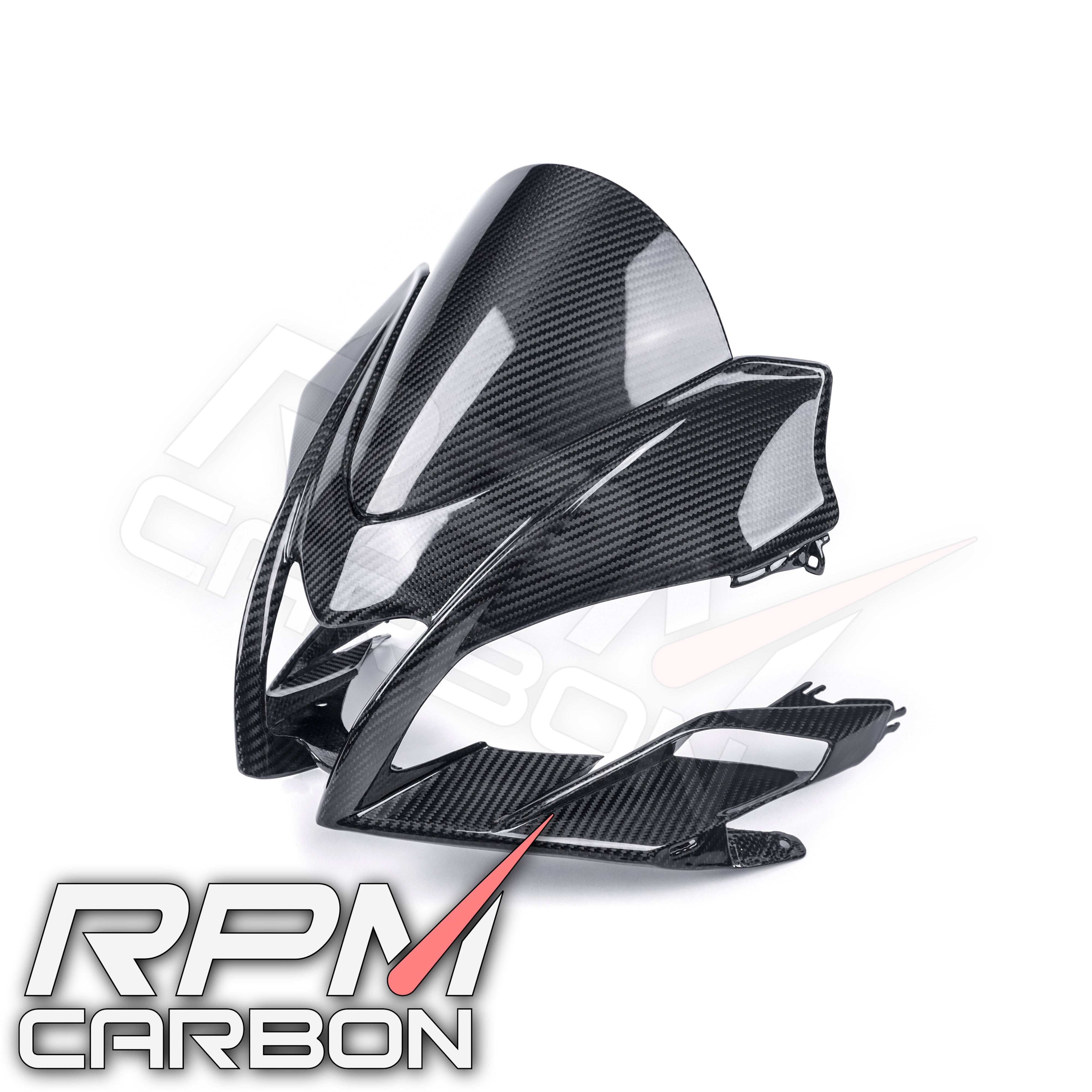 Aprilia Tuono V4 Carbon Fiber Front Fairing with Windshield