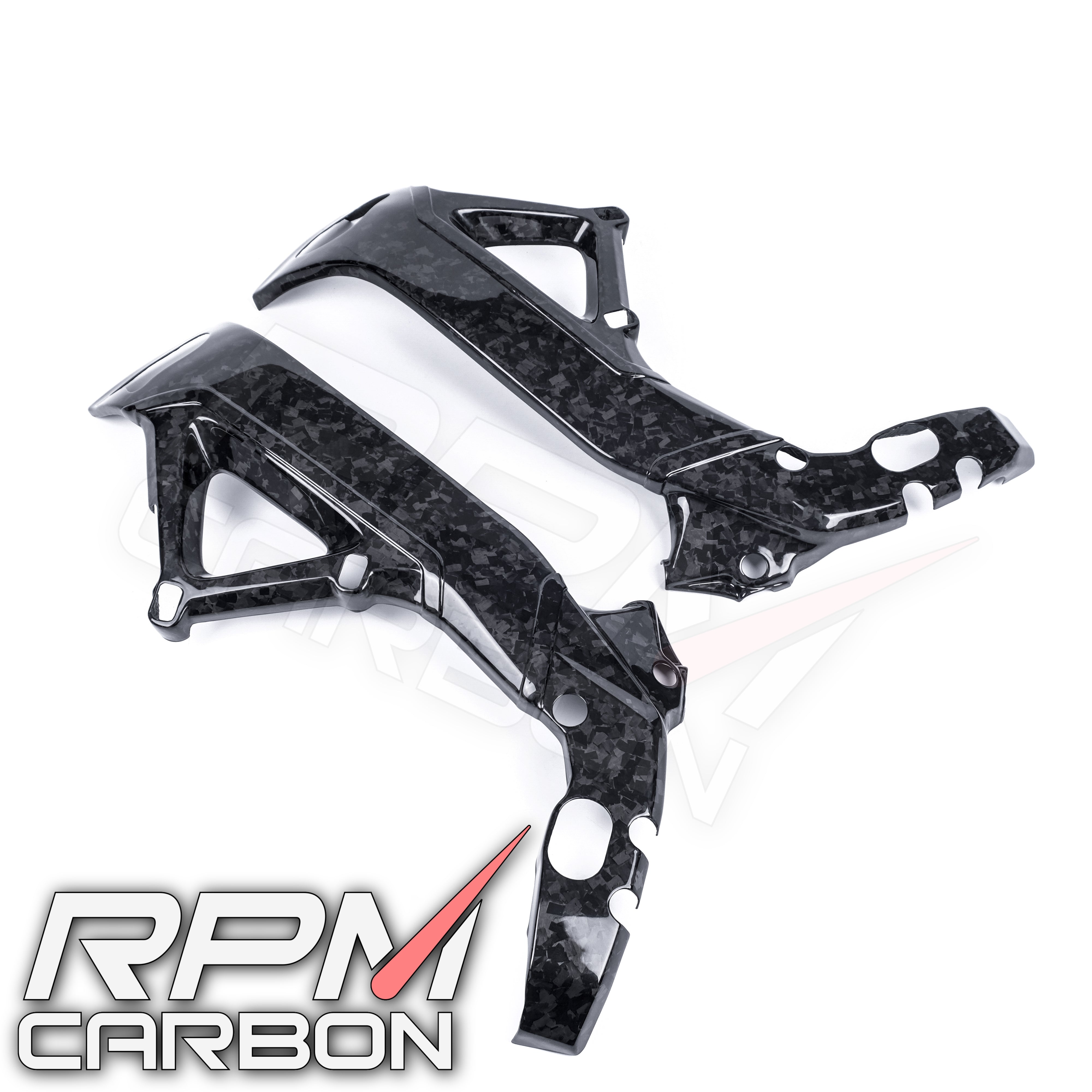 Aprilia RSV4/Tuono Carbonfaser-Rahmenabdeckungen und -Schutz