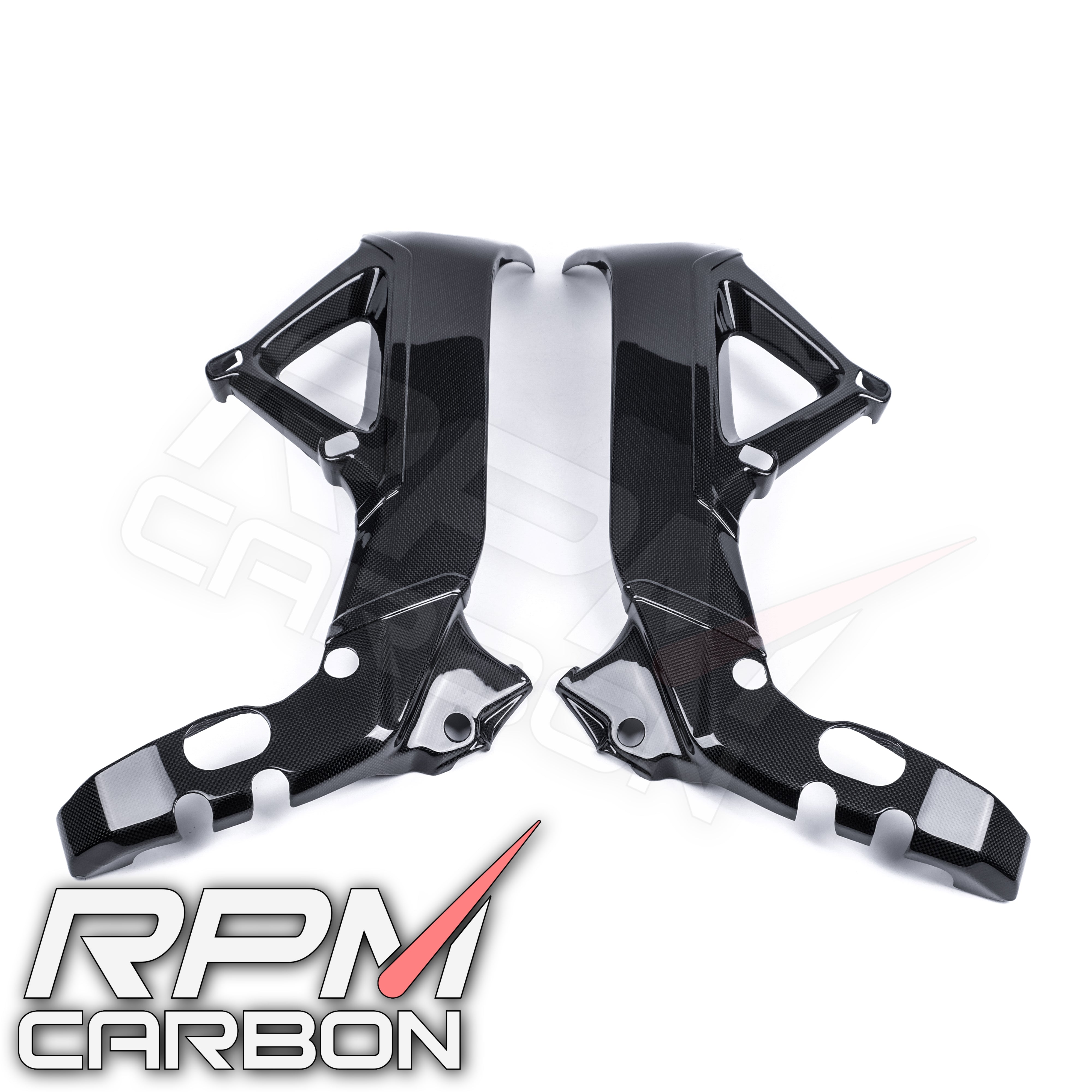 Aprilia RSV4/Tuono Carbonfaser-Rahmenabdeckungen und -Schutz