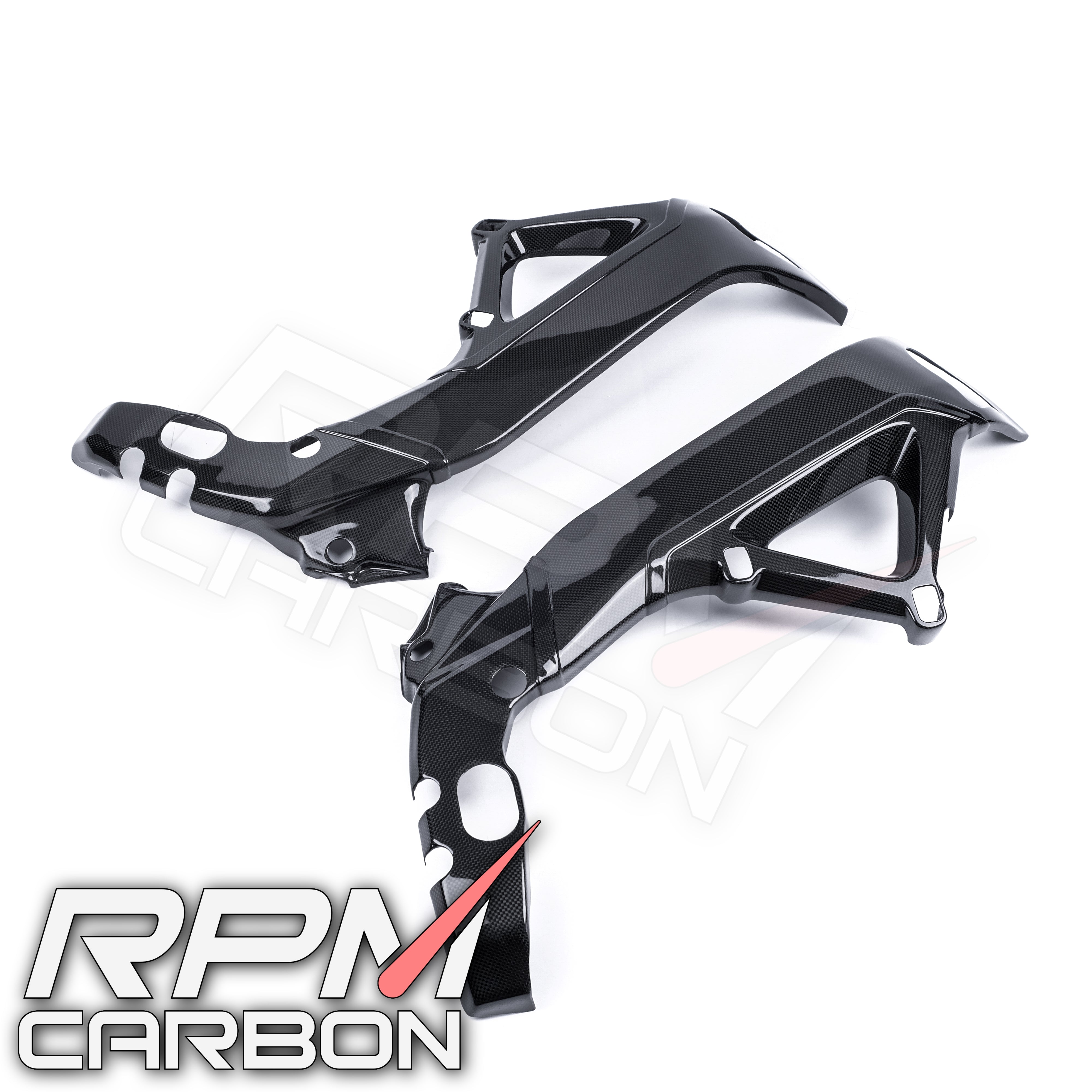 Aprilia RSV4/Tuono Carbonfaser-Rahmenabdeckungen und -Schutz