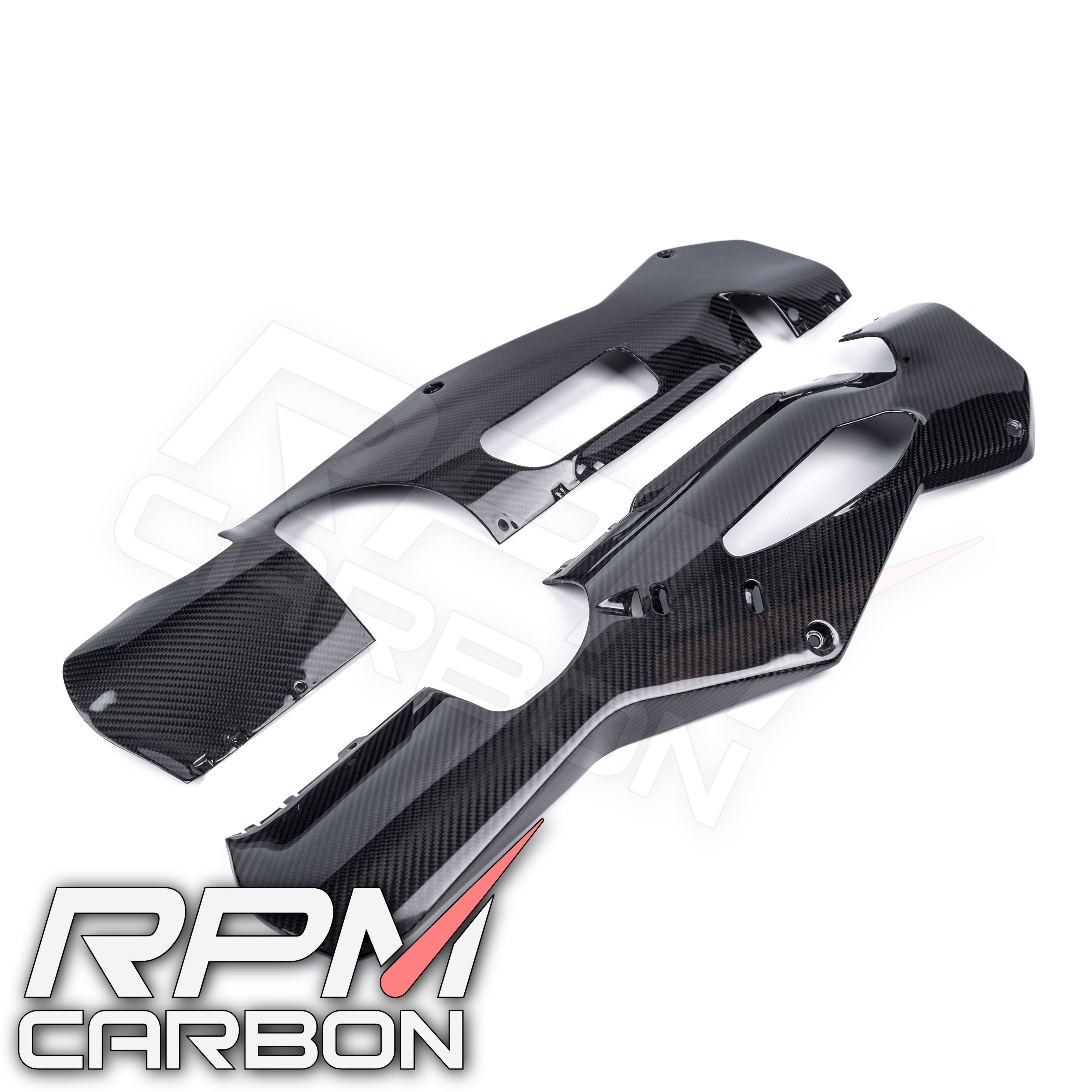 Aprilia RSV4 Carbon Belly Pan Fiber Lower Side Fairings