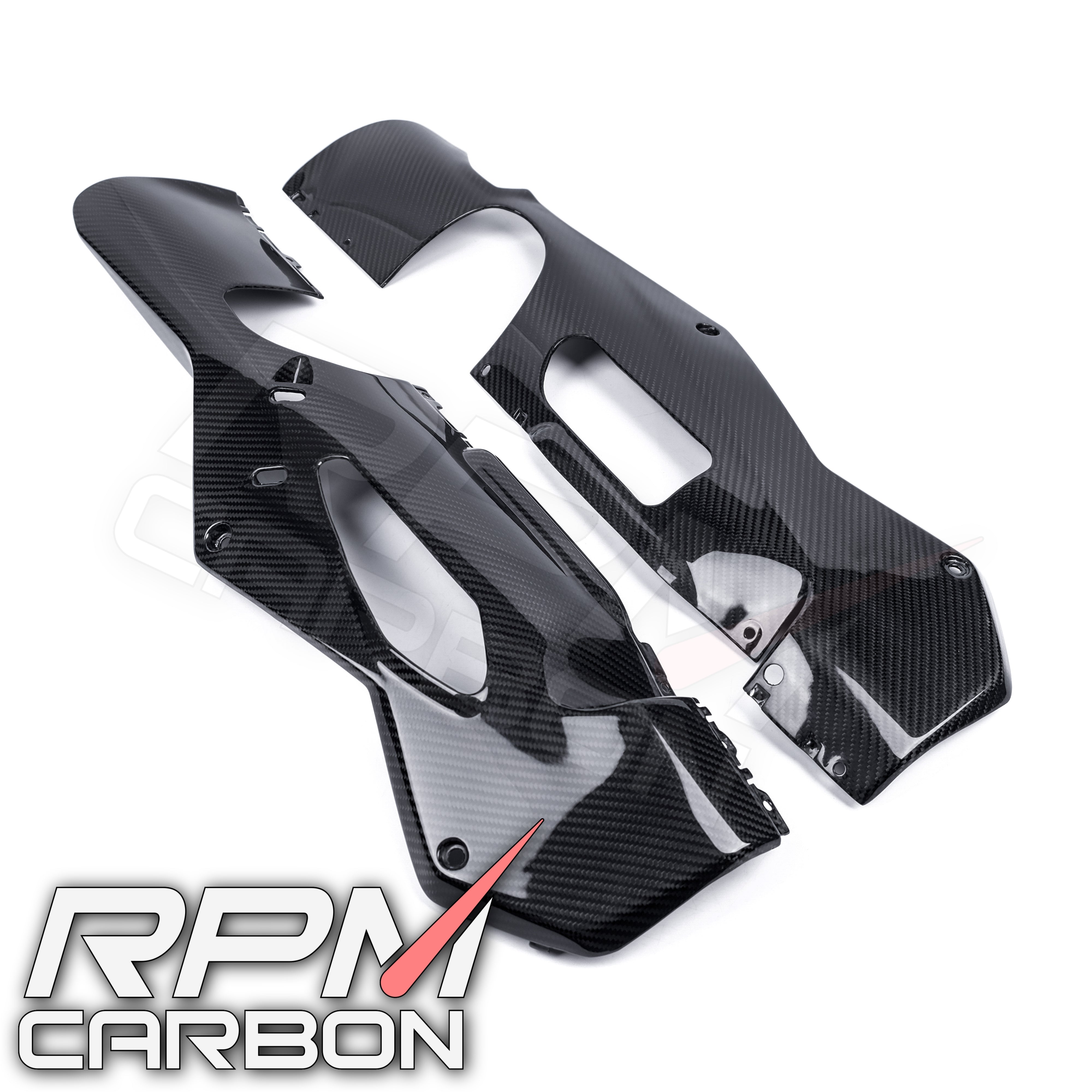 Aprilia RSV4 Carbon Belly Pan Fiber Lower Side Fairings