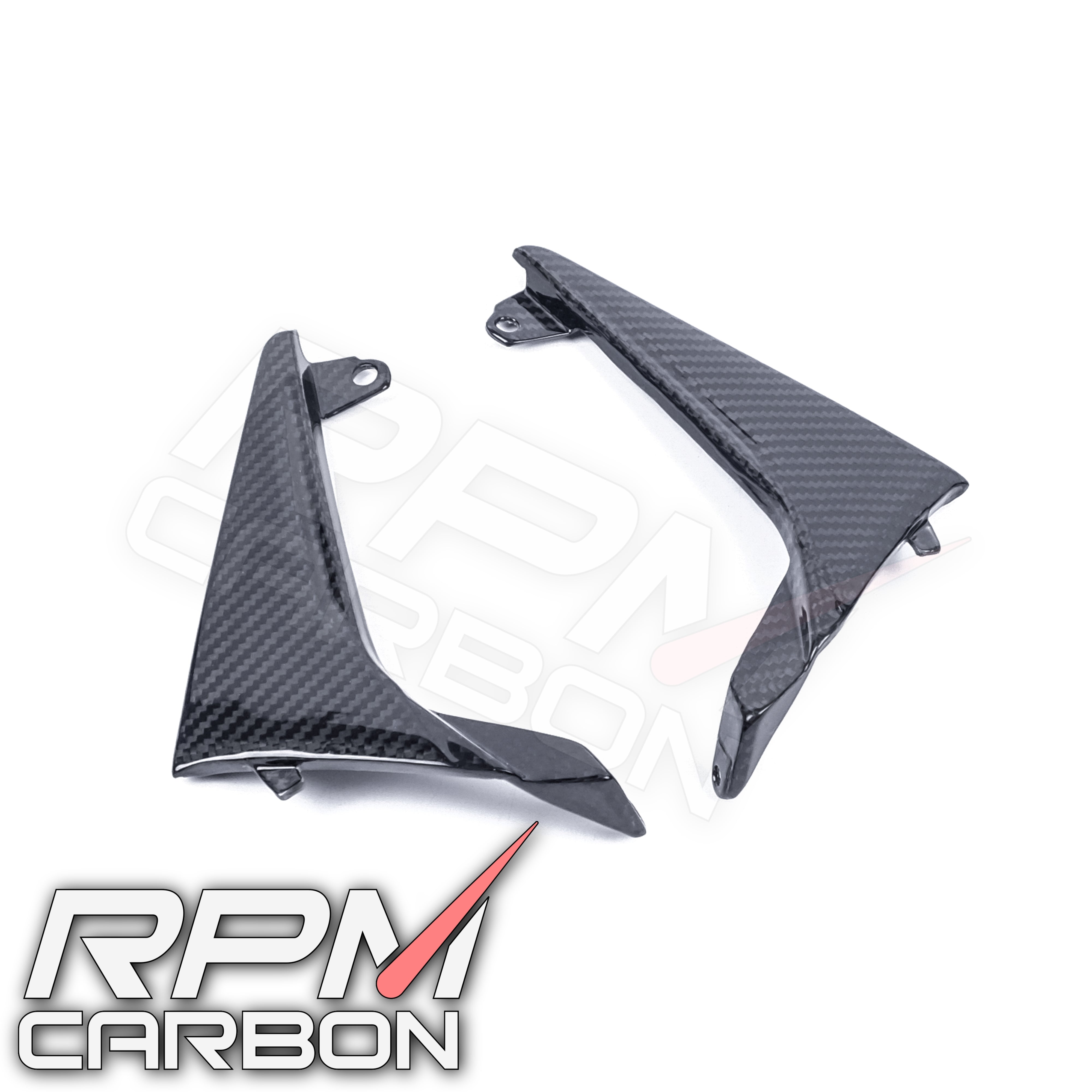 Aprilia Tuono V4 Carbon Fiber Front Side Panels (Read Description)