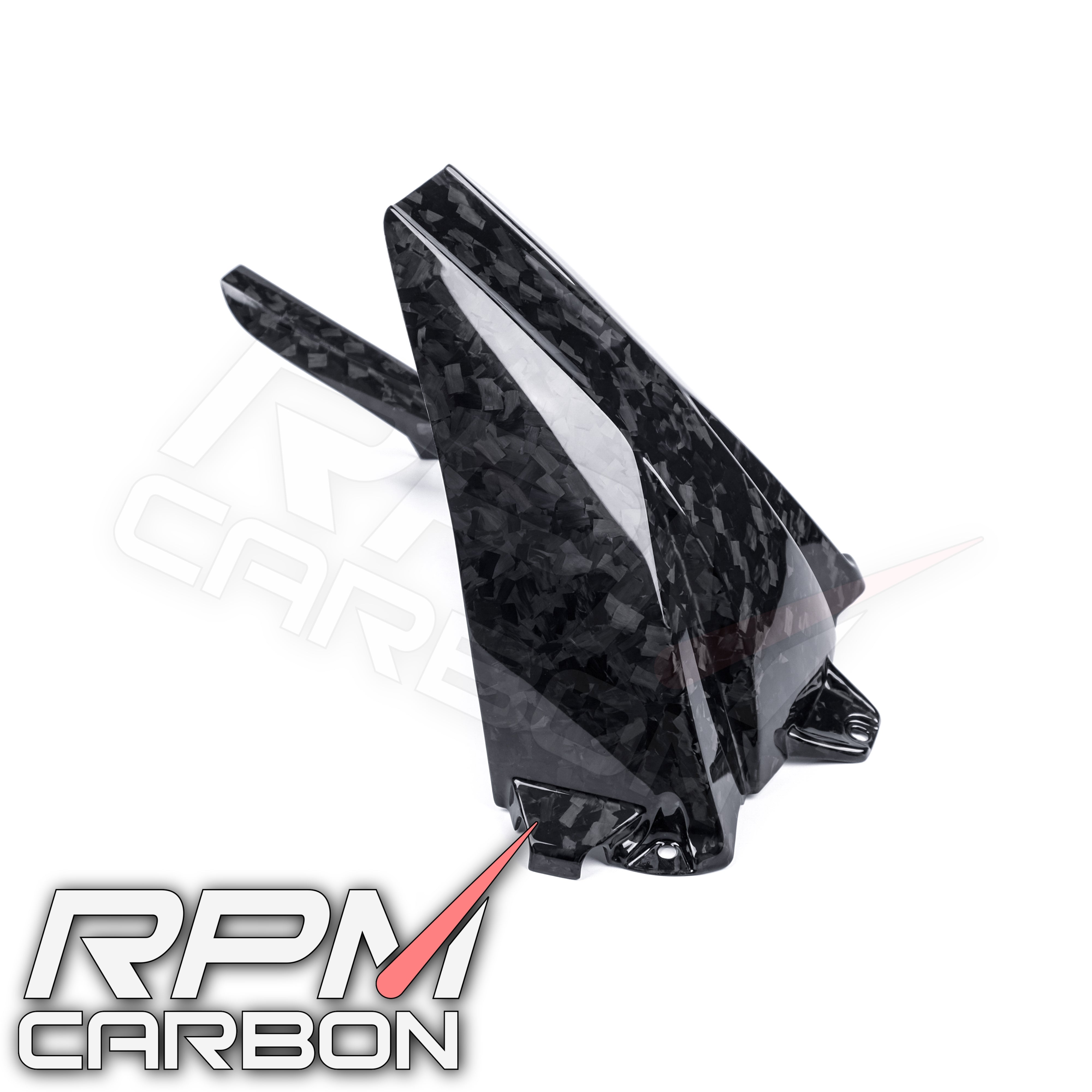 BMW S1000RR / S1000R Carbon Fiber Rear Fender Chain Guard Fully Closed