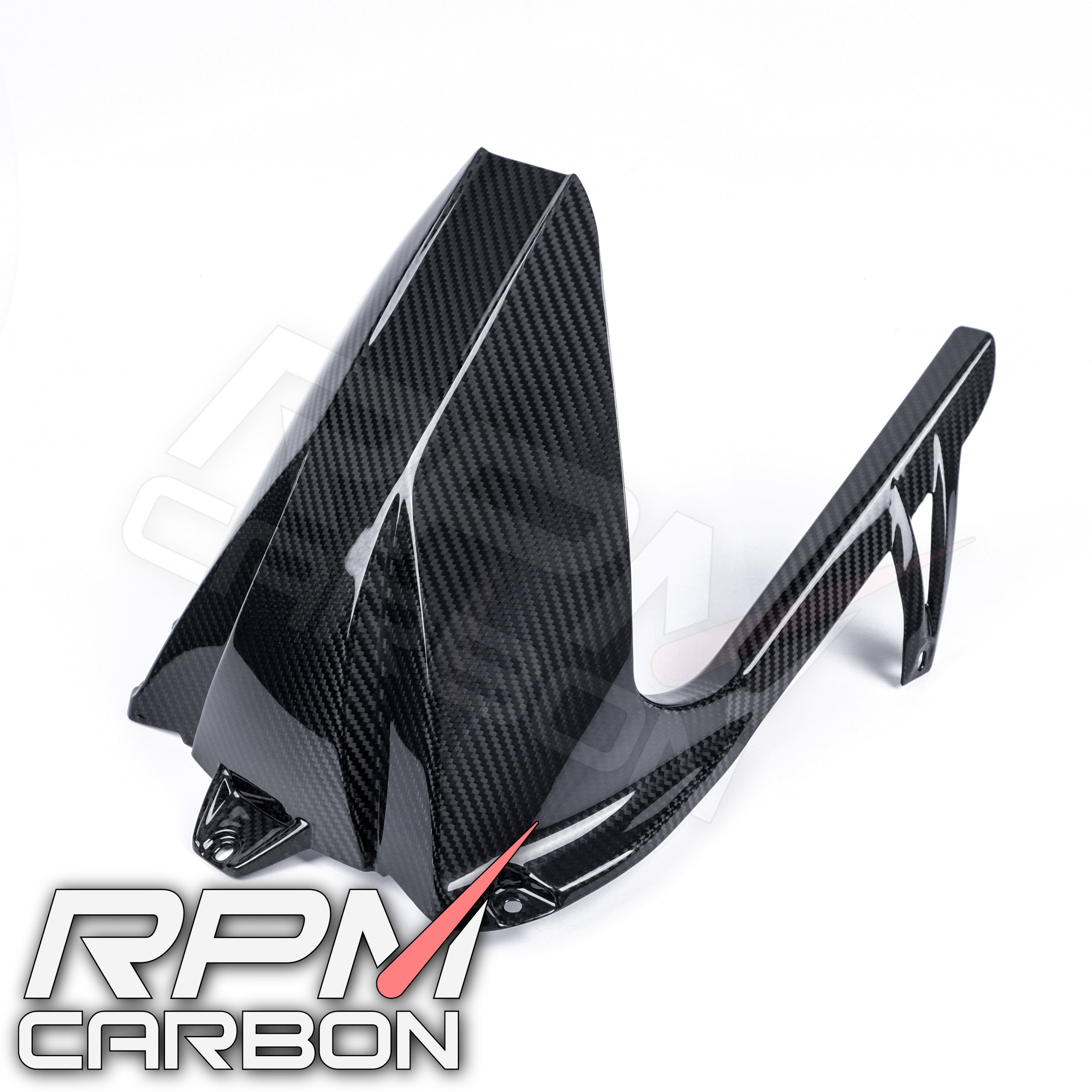 BMW S1000RR / S1000R Carbon Fiber Rear Fender Chain Guard Fully Closed