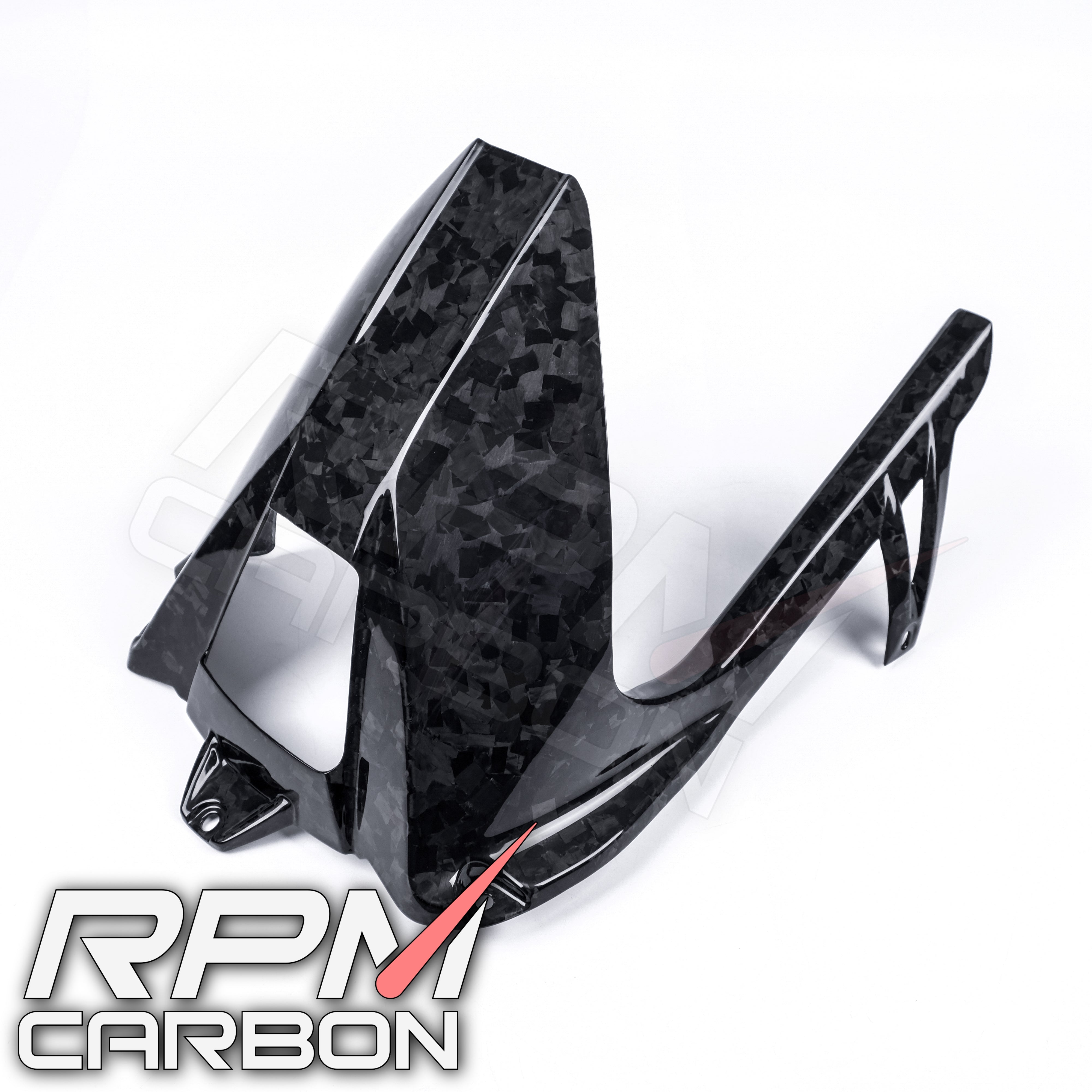 BMW S1000RR / S1000R Carbon Fiber Rear Fender Chain Guard Hugger Mudguard