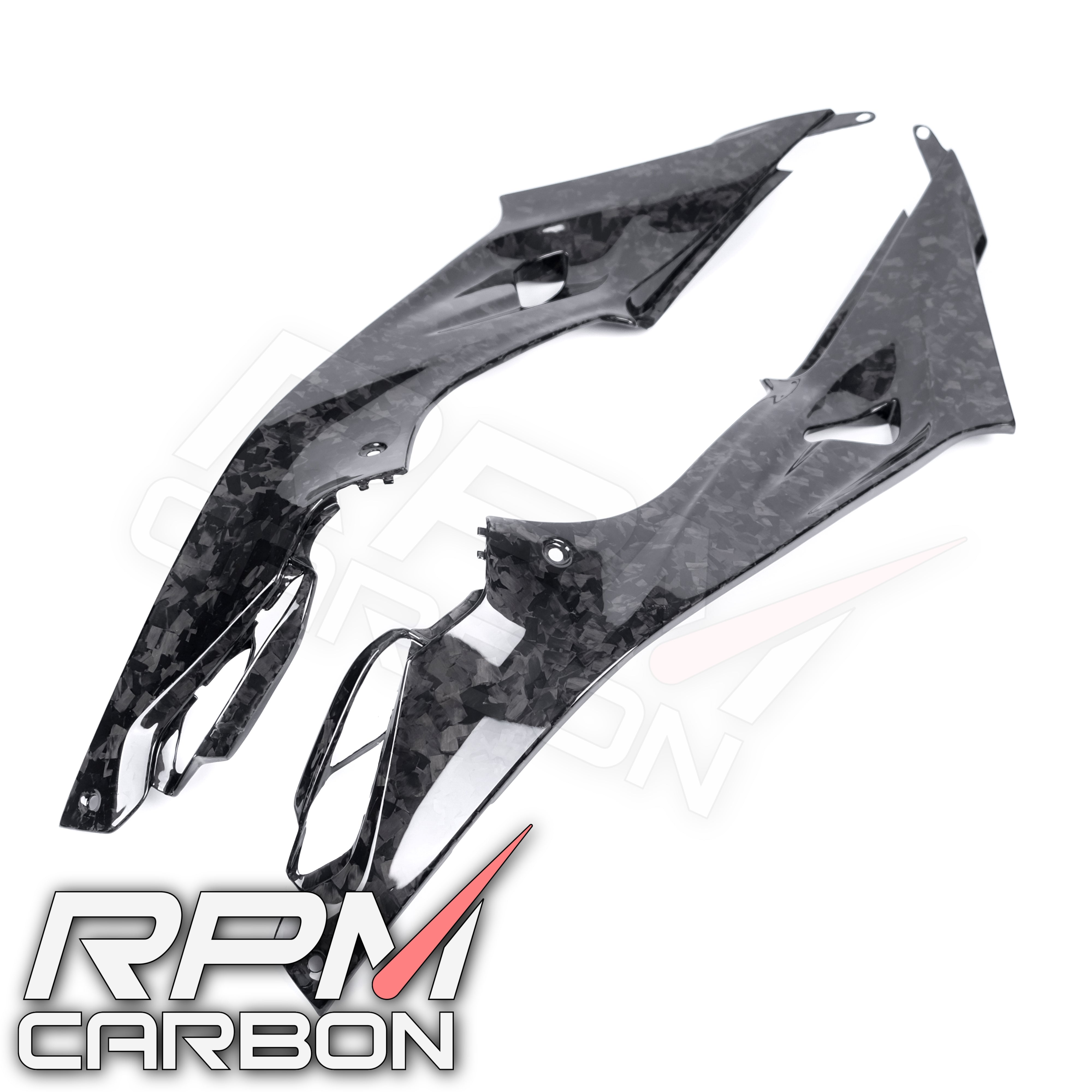 BMW S1000RR Carbon Fiber Tank Side Panels Carbon Fiber