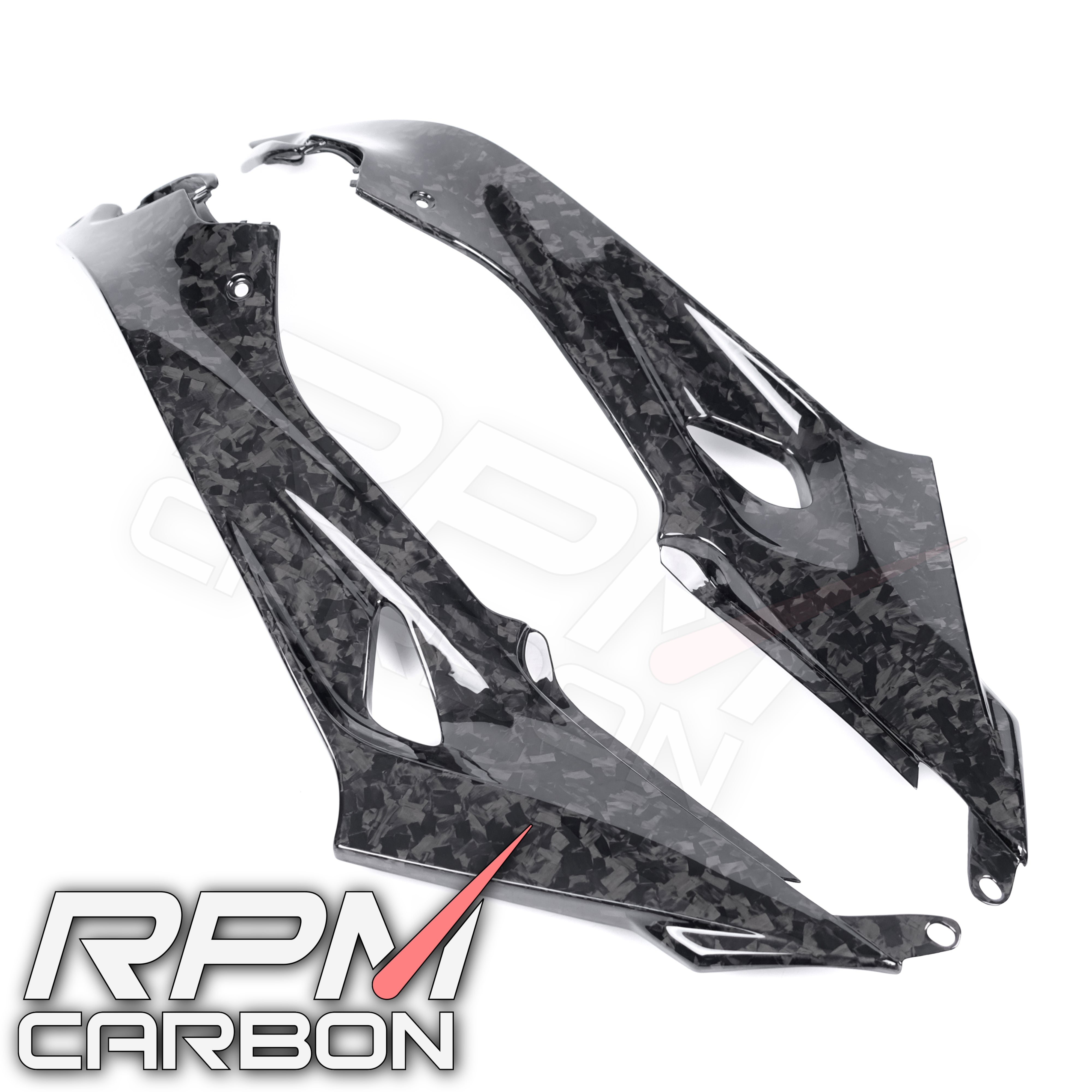 BMW S1000RR Carbon Fiber Tank Side Panels Carbon Fiber